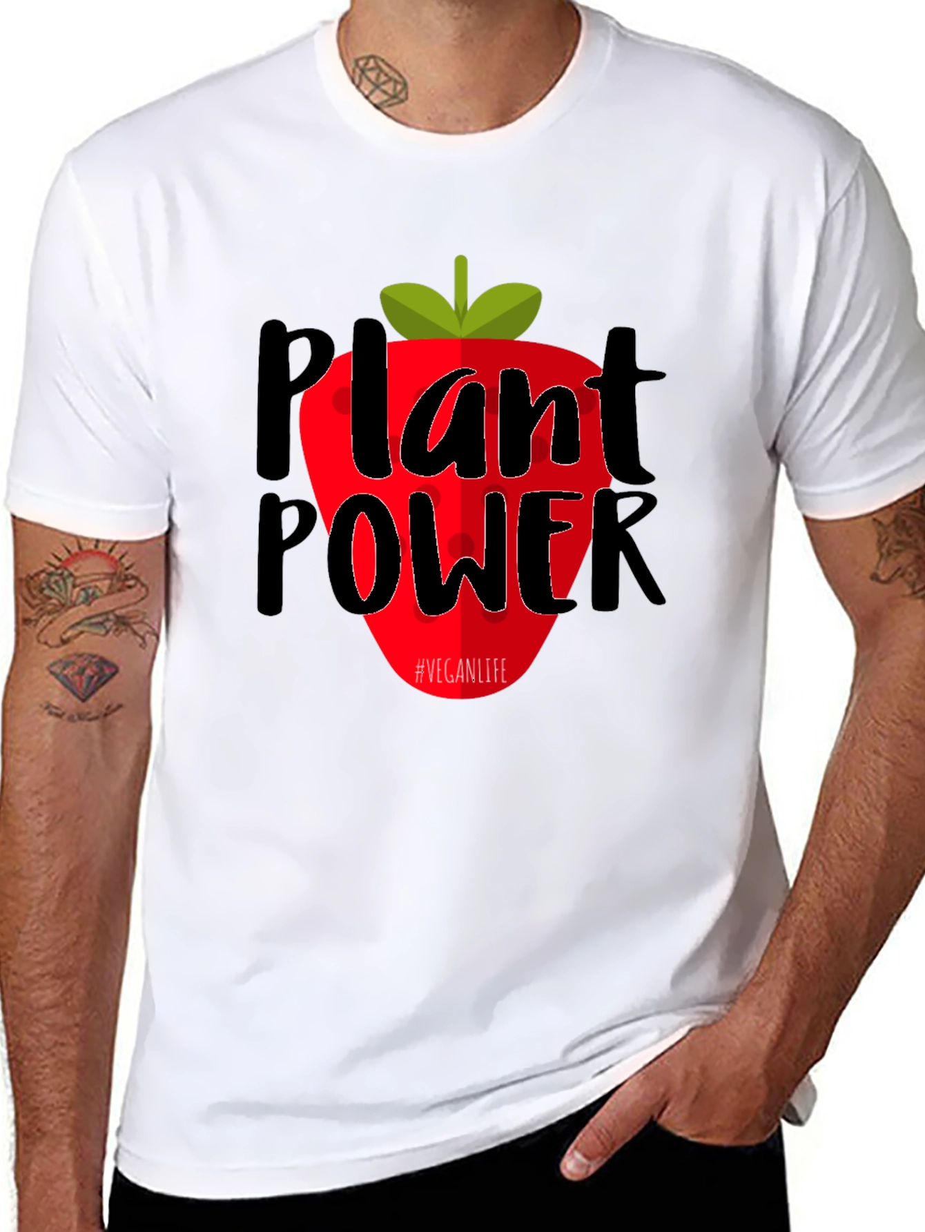 Plant Power Vegan Life T-Shirt