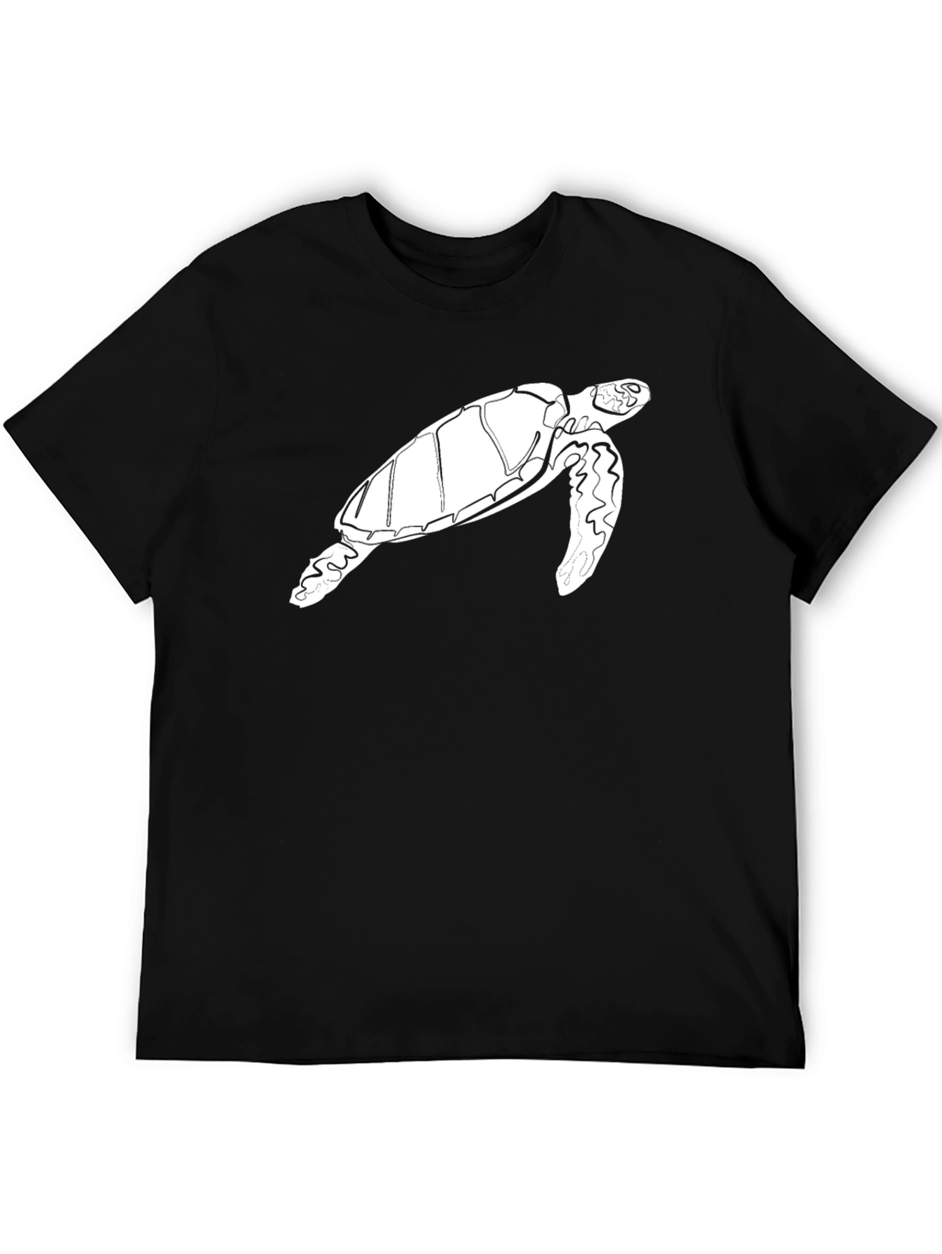 Sea Turtle Graphic Black T-Shirt