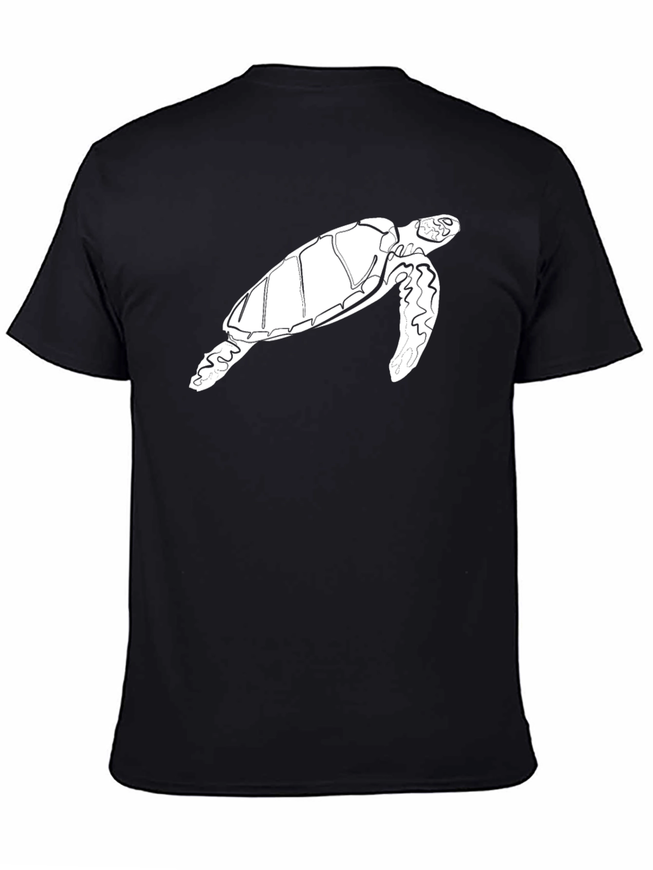Sea Turtle Graphic Black T-Shirt