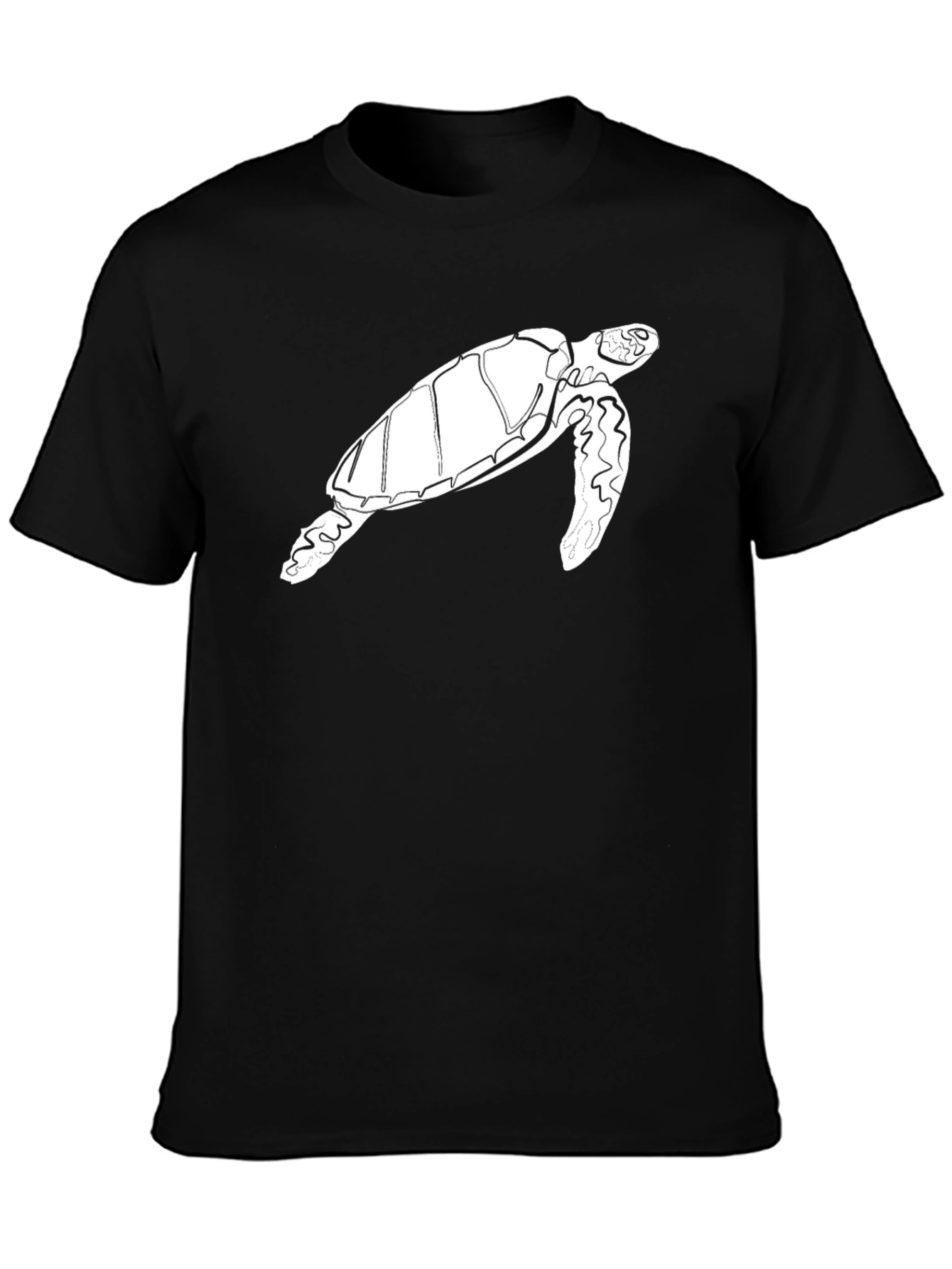 Sea Turtle Graphic Black T-Shirt