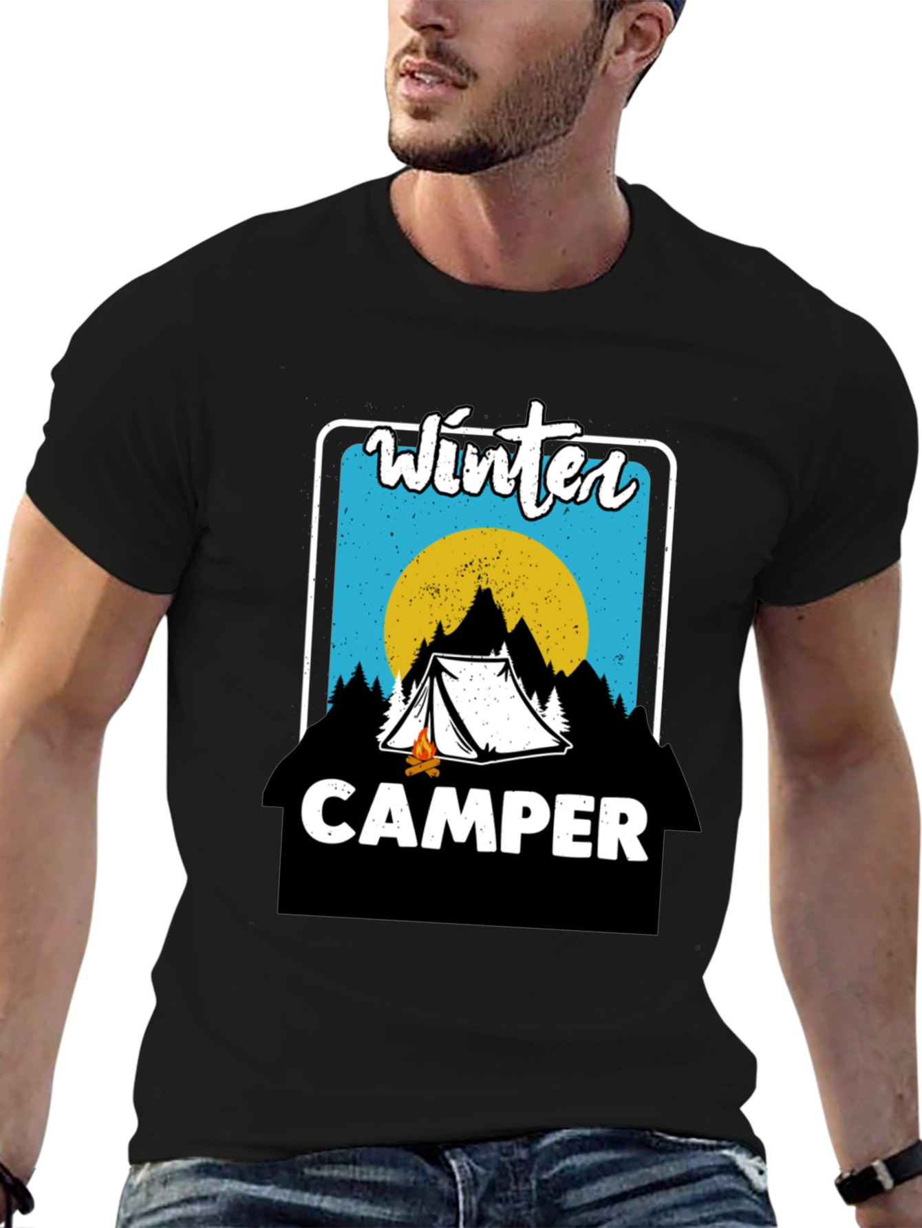 Winter Camper Graphic T-Shirt