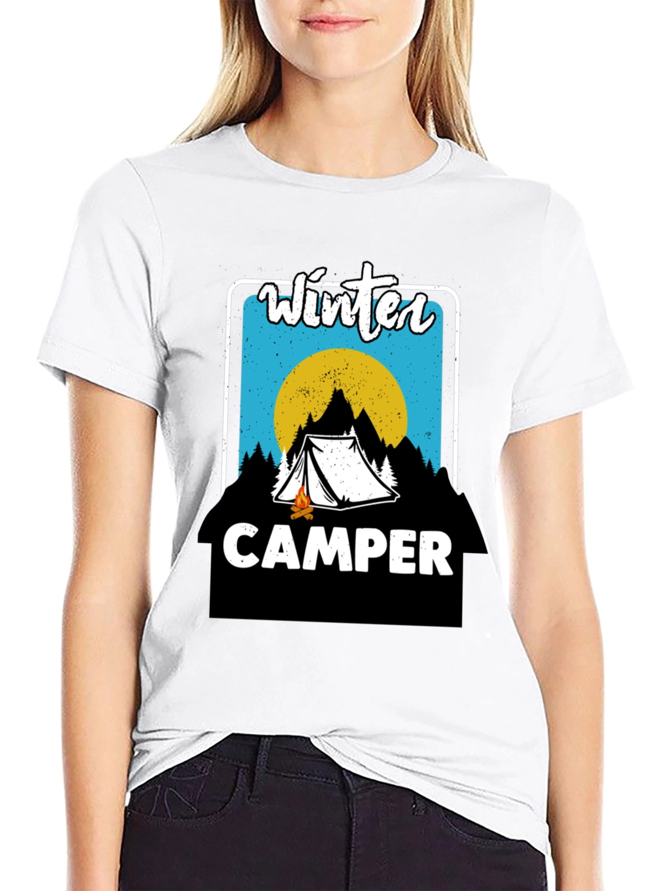 Winter Camper Graphic T-Shirt