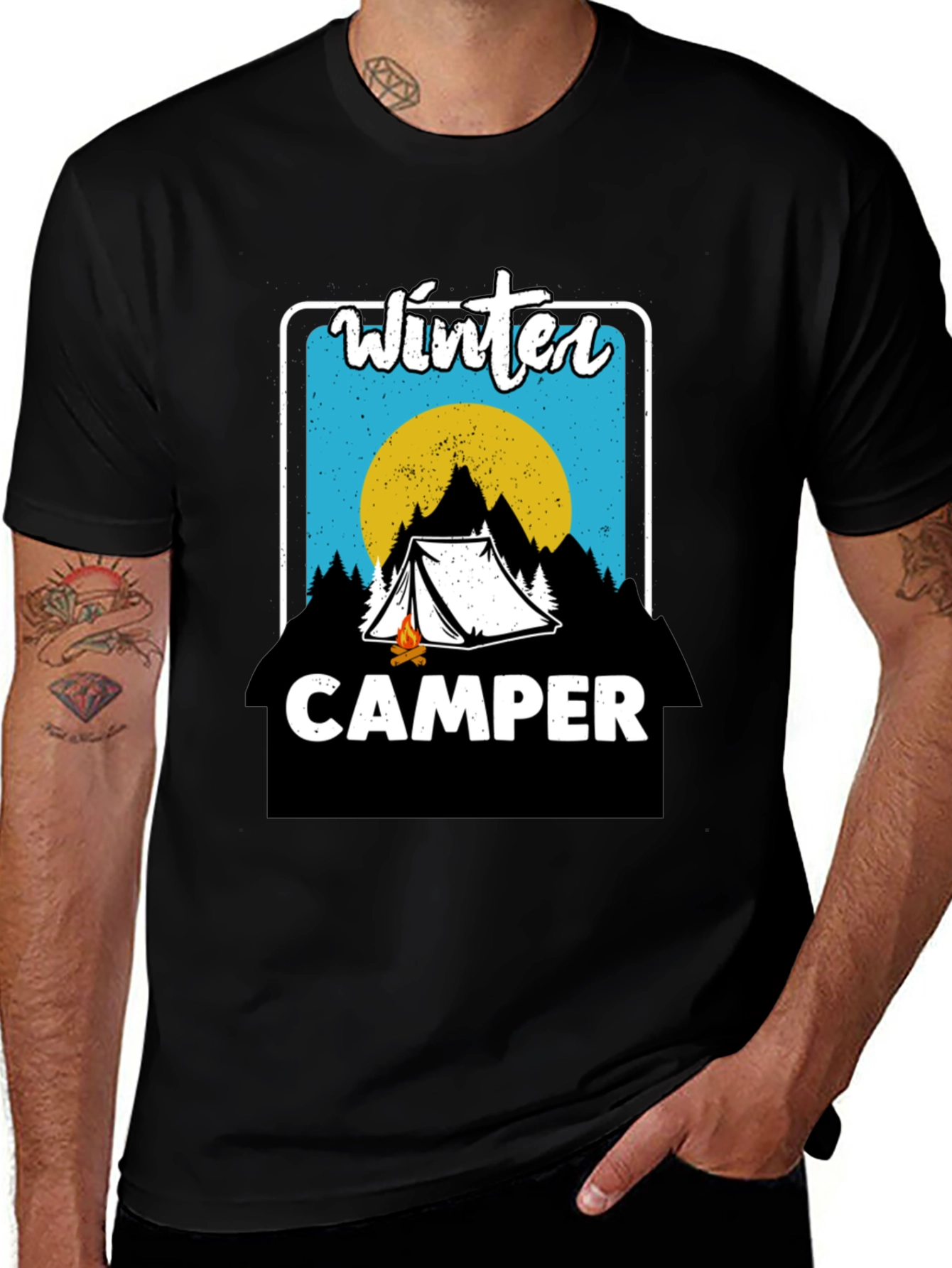 Winter Camper Graphic T-Shirt