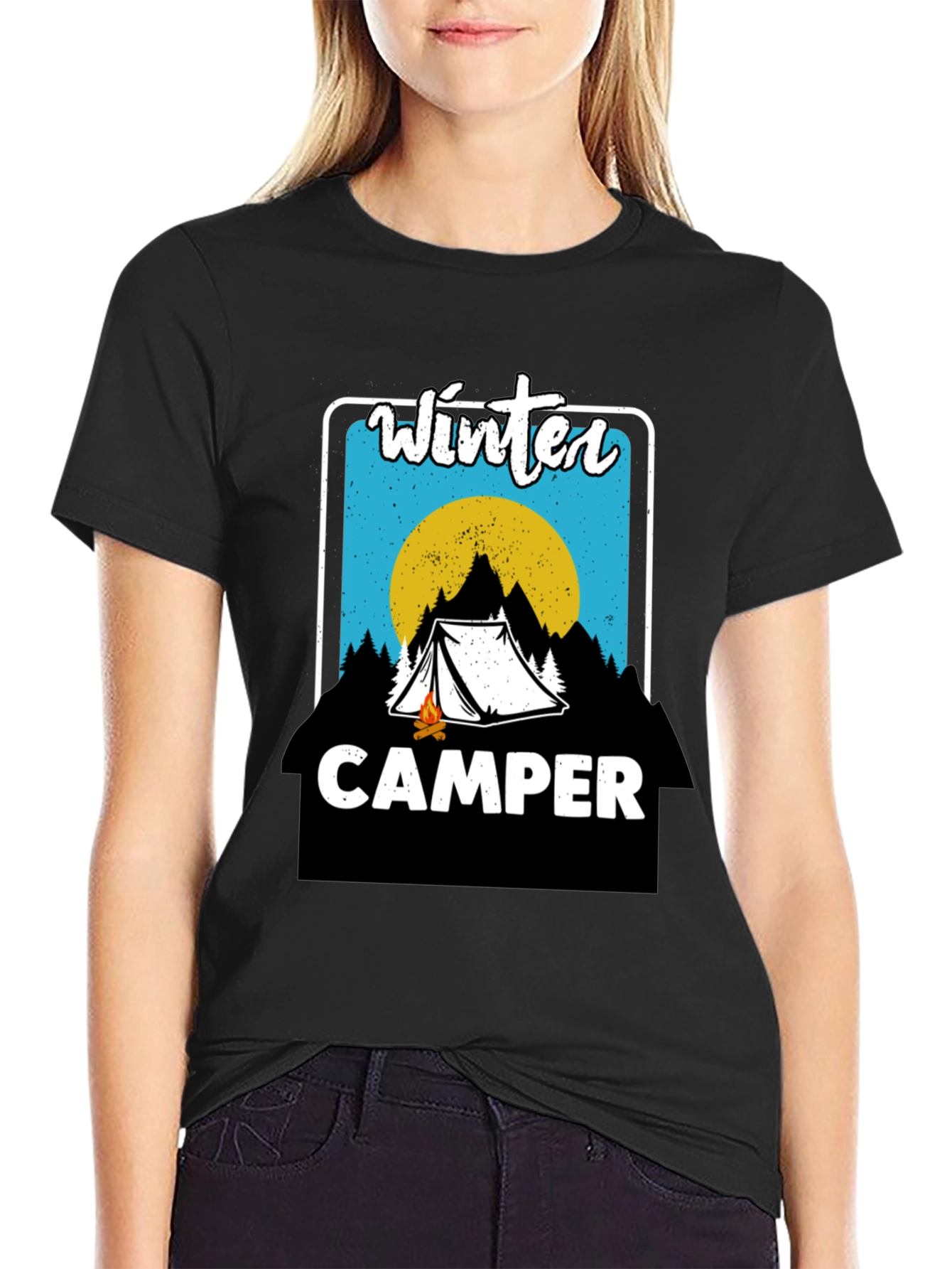 Winter Camper Graphic T-Shirt