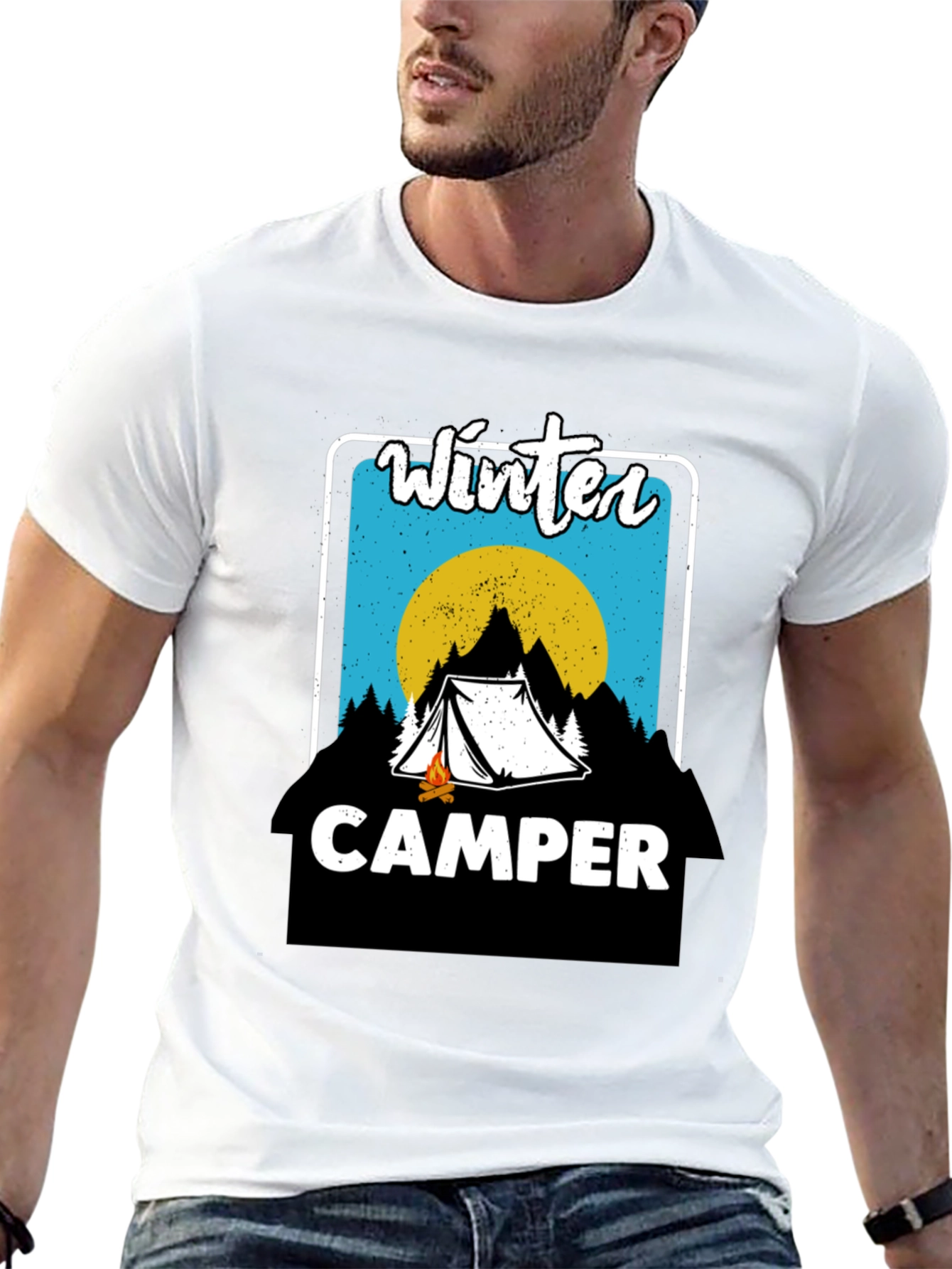 Winter Camper Graphic T-Shirt