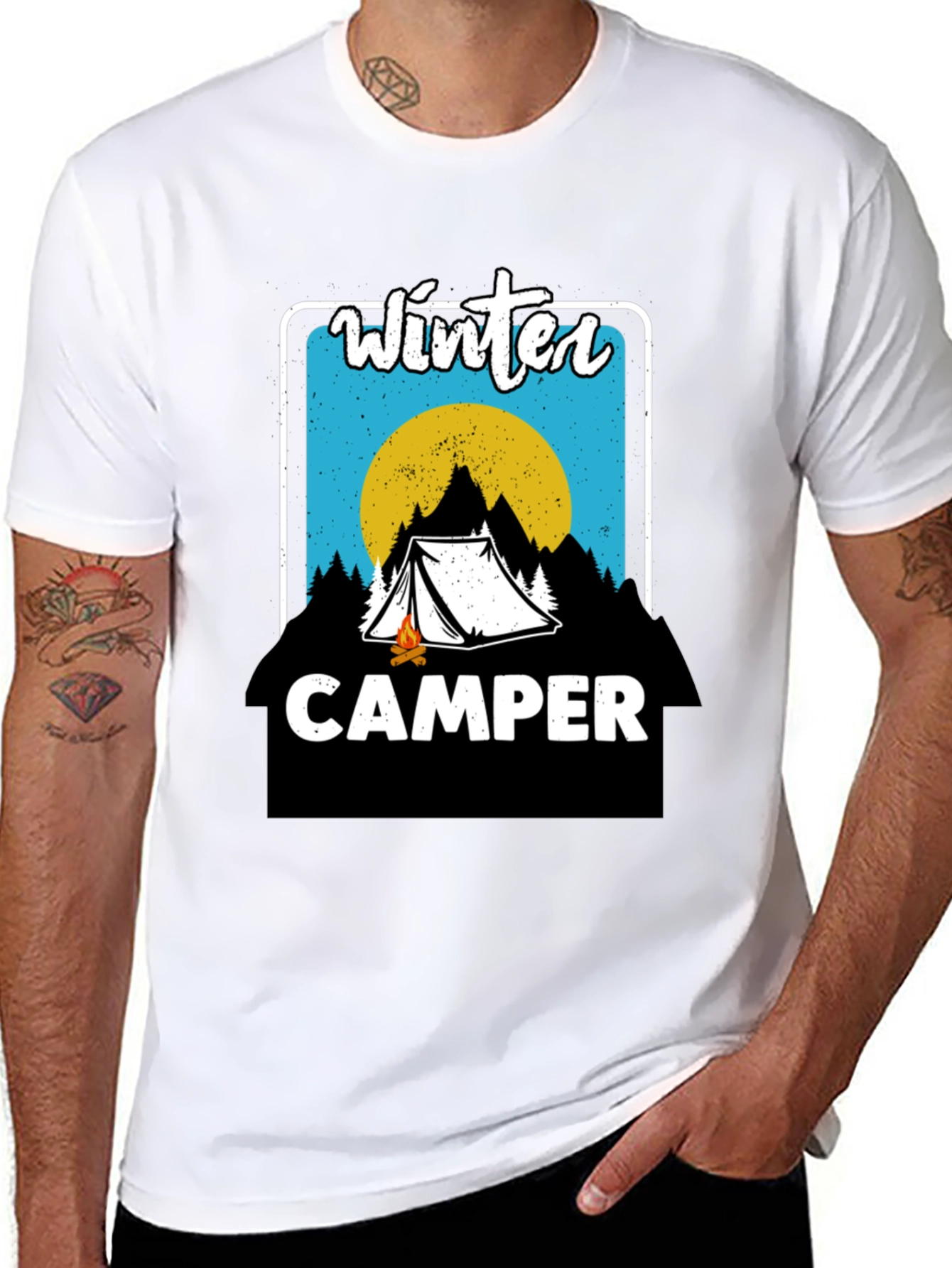 Winter Camper Graphic T-Shirt
