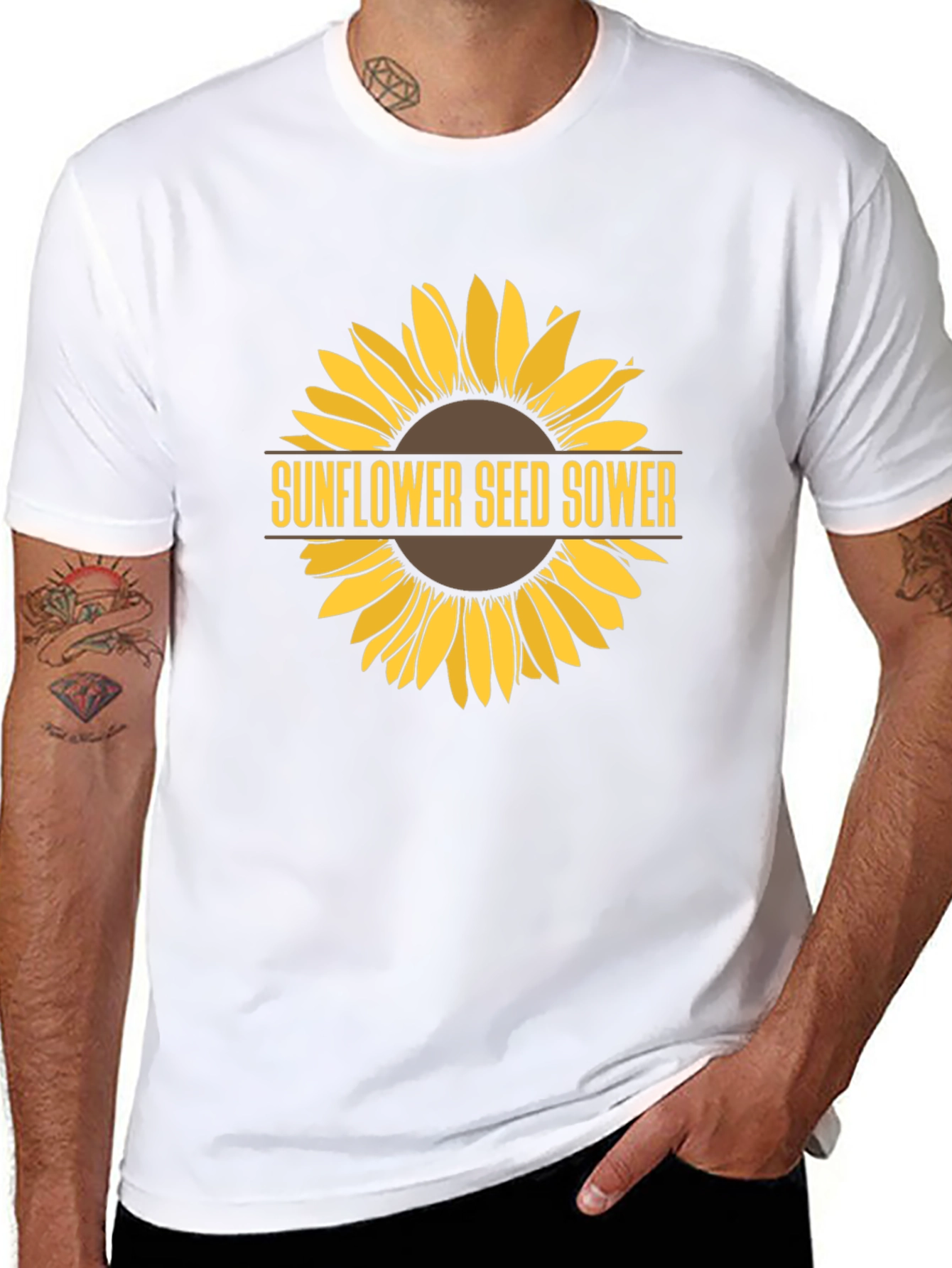 Sunflower Seed Sower Graphic Tee