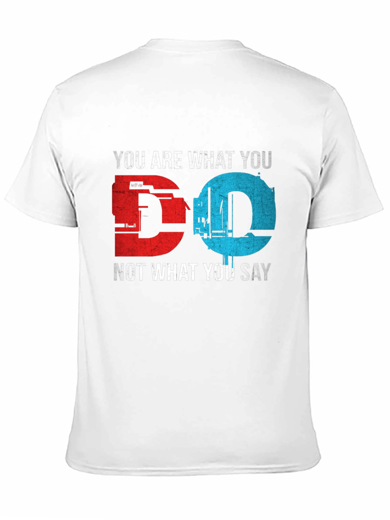 You Are What You Do Black Graphic T-Shirt