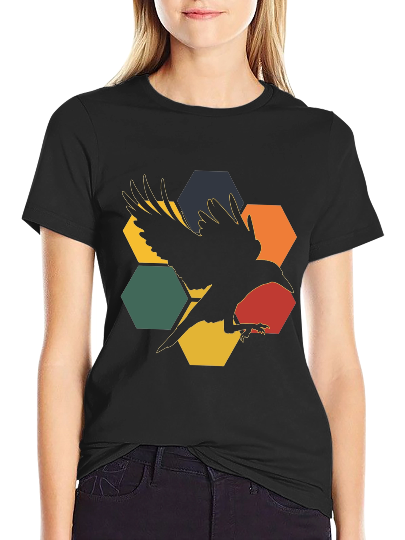 Retro Raven Graphic Tee