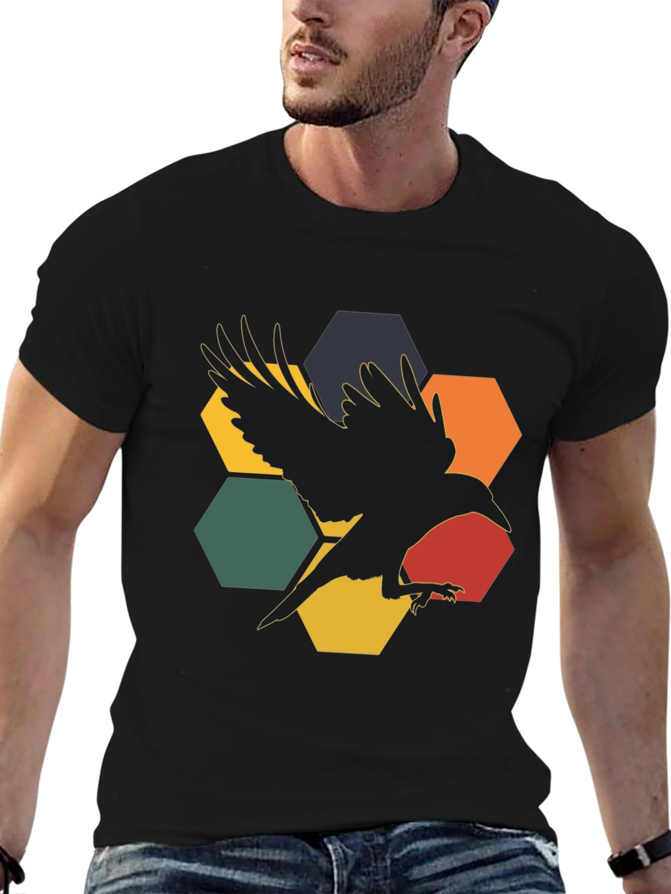 Retro Raven Graphic Tee