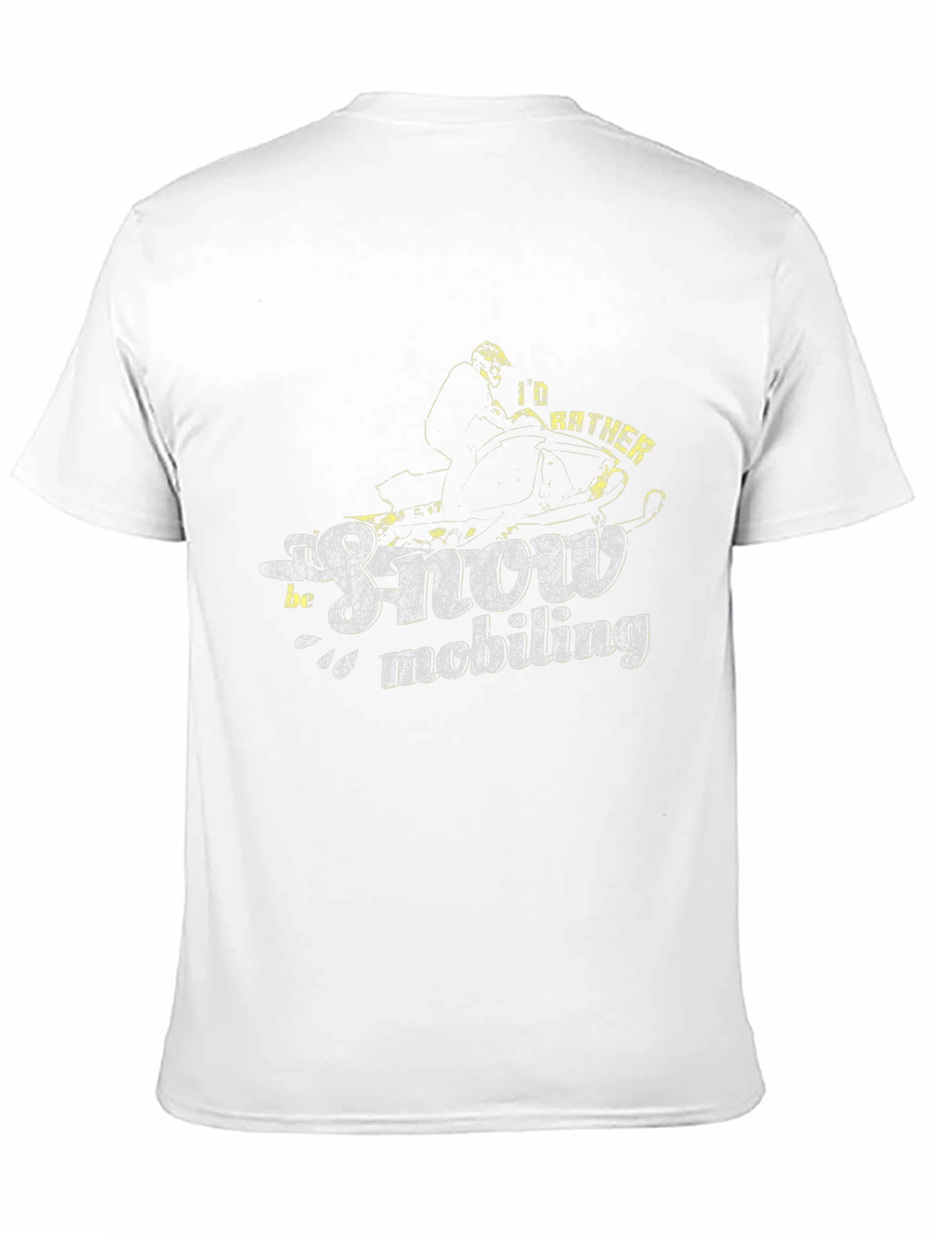 Snowmobiling T-Shirt - Id Rather Be Snowmobiling!