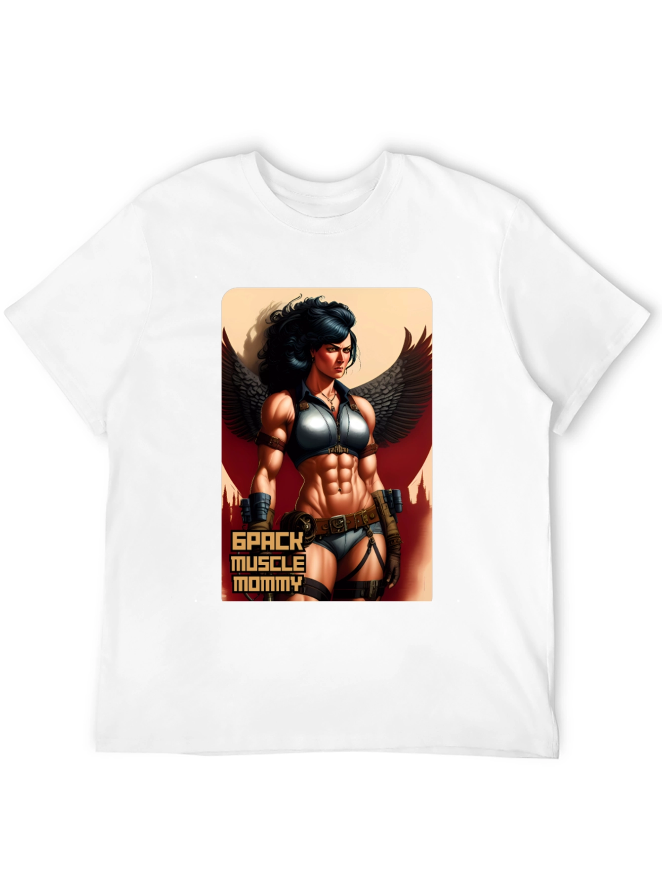 Muscle Mommy Graphic Tee - Black