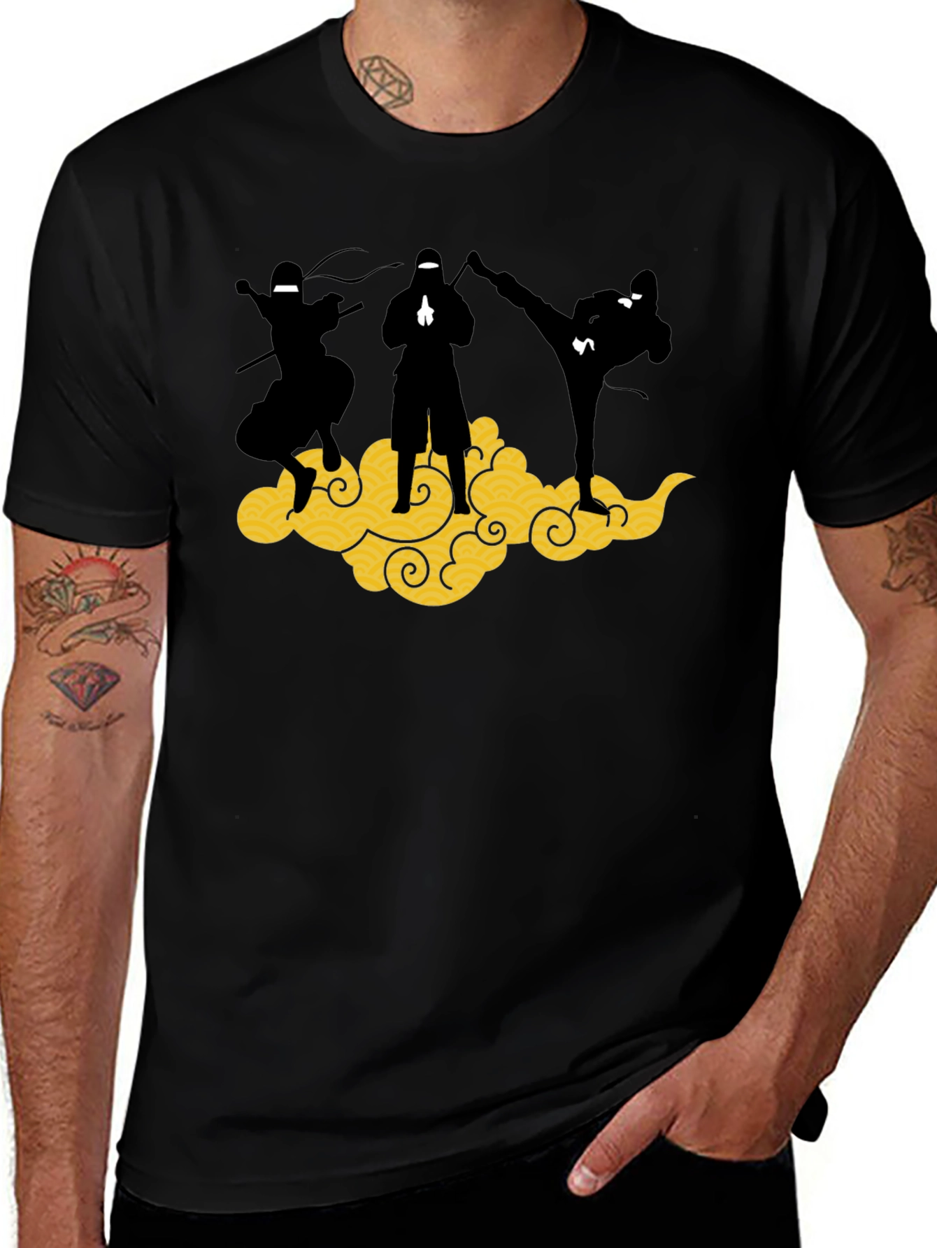 Ninja Cloud T-Shirt - Martial Arts Graphic Tee