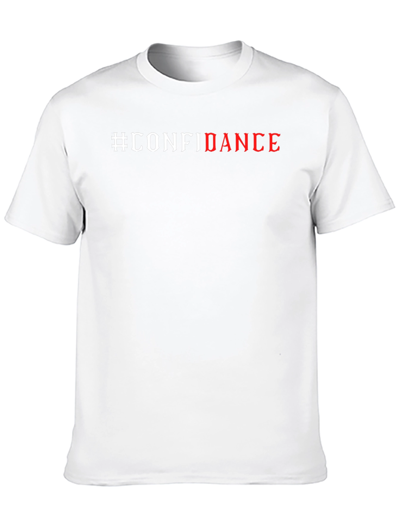 #Confidence Graphic Print Short Sleeve T-Shirt