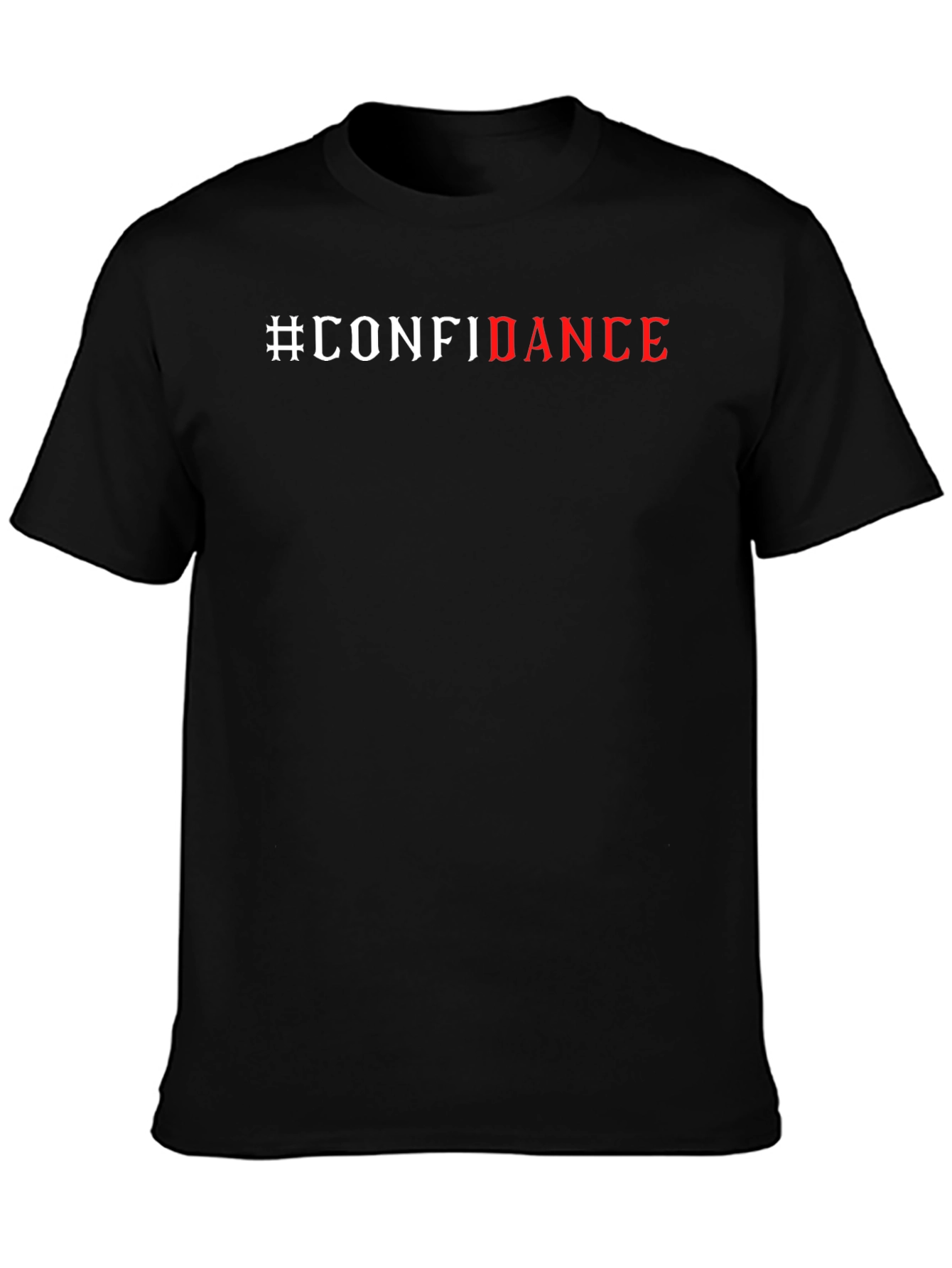 #Confidence Graphic Print Short Sleeve T-Shirt