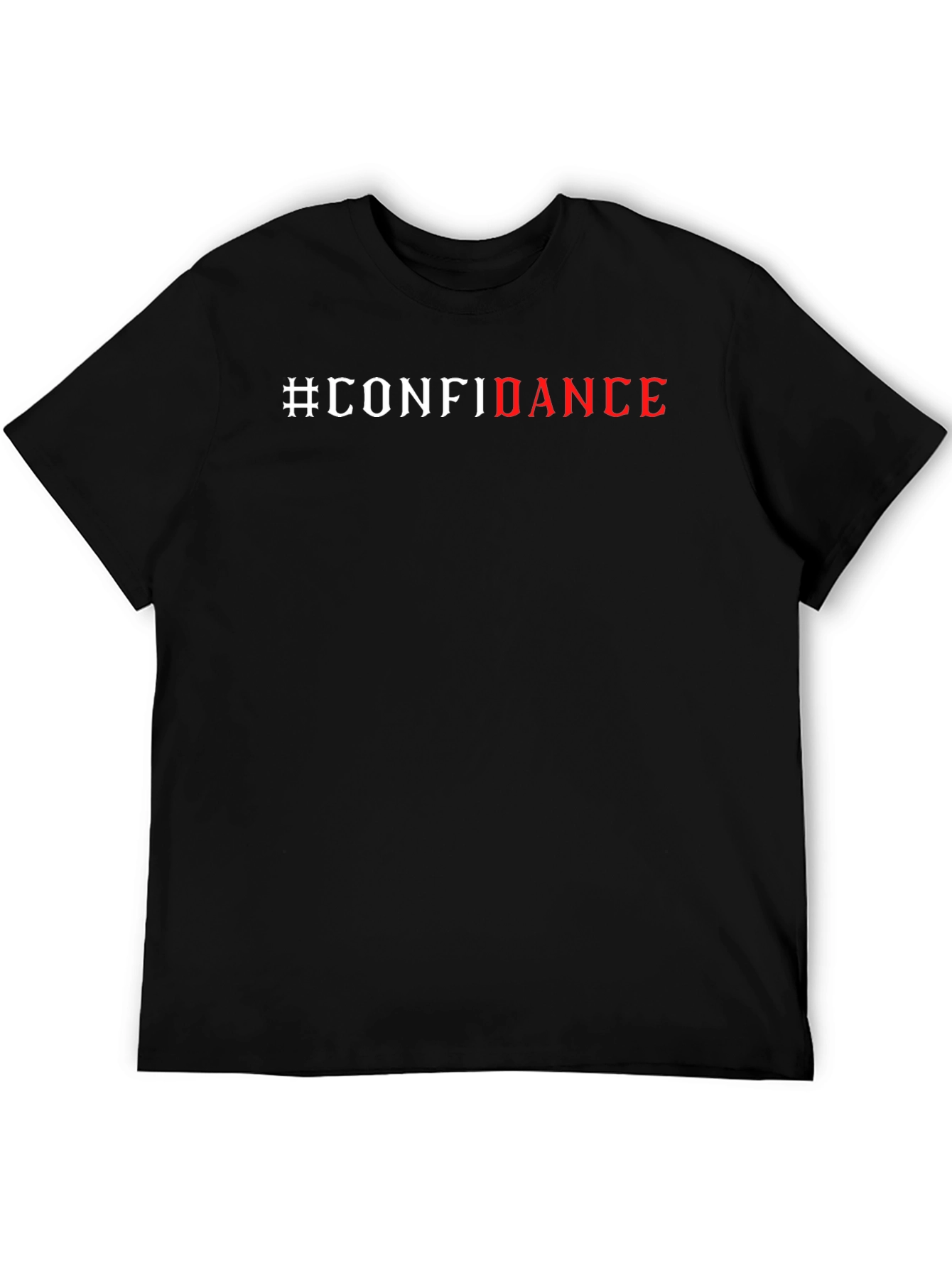 #Confidence Graphic Print Short Sleeve T-Shirt