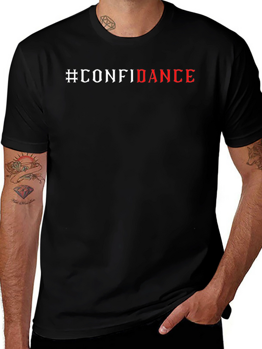 #Confidence Graphic Print Short Sleeve T-Shirt