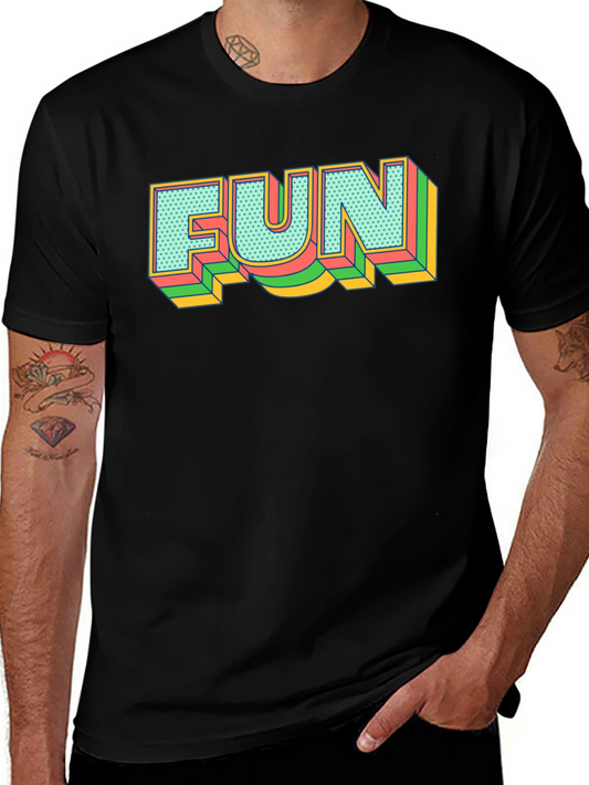 Retro FUN Graphic Tee - Bold Statement Shirt