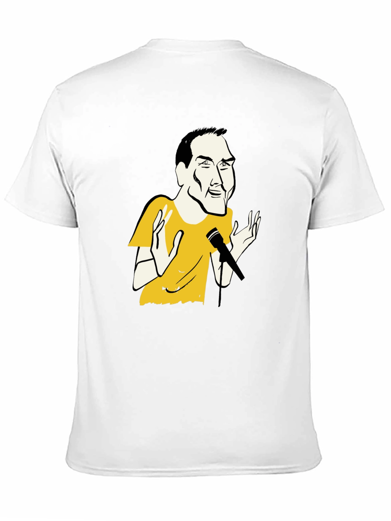 Black T-Shirt with Comedian Graphic