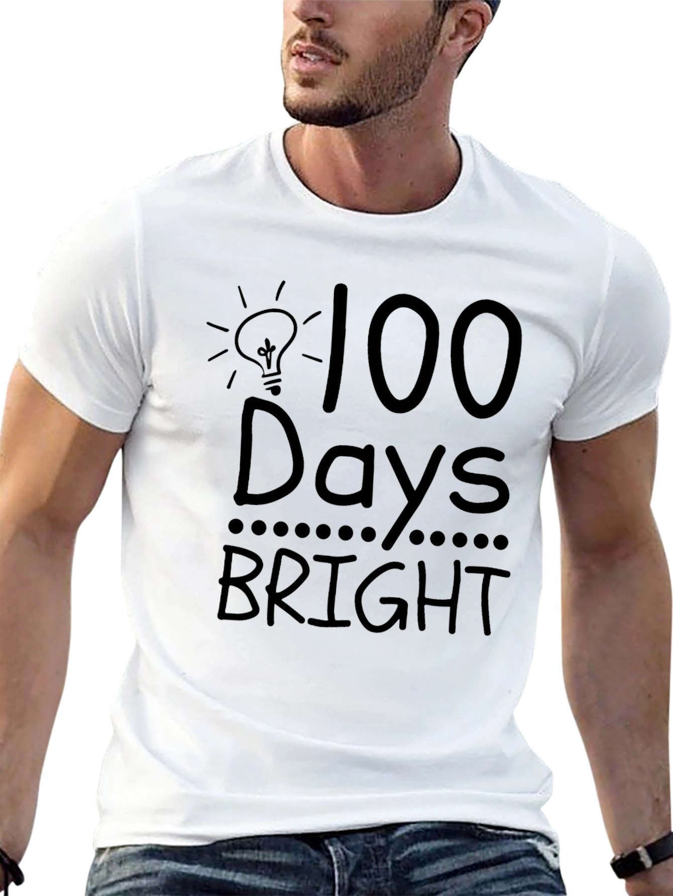 100 Days Brighter T-Shirt - Unisex