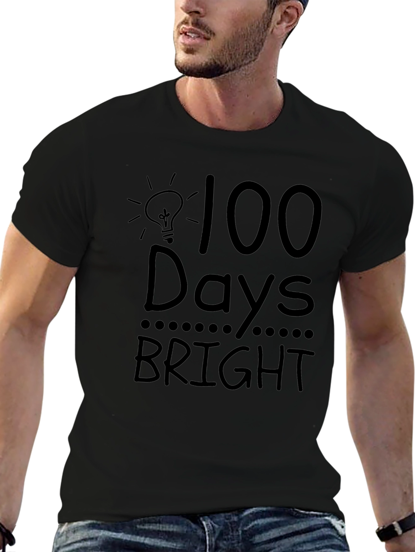 100 Days Brighter T-Shirt - Unisex