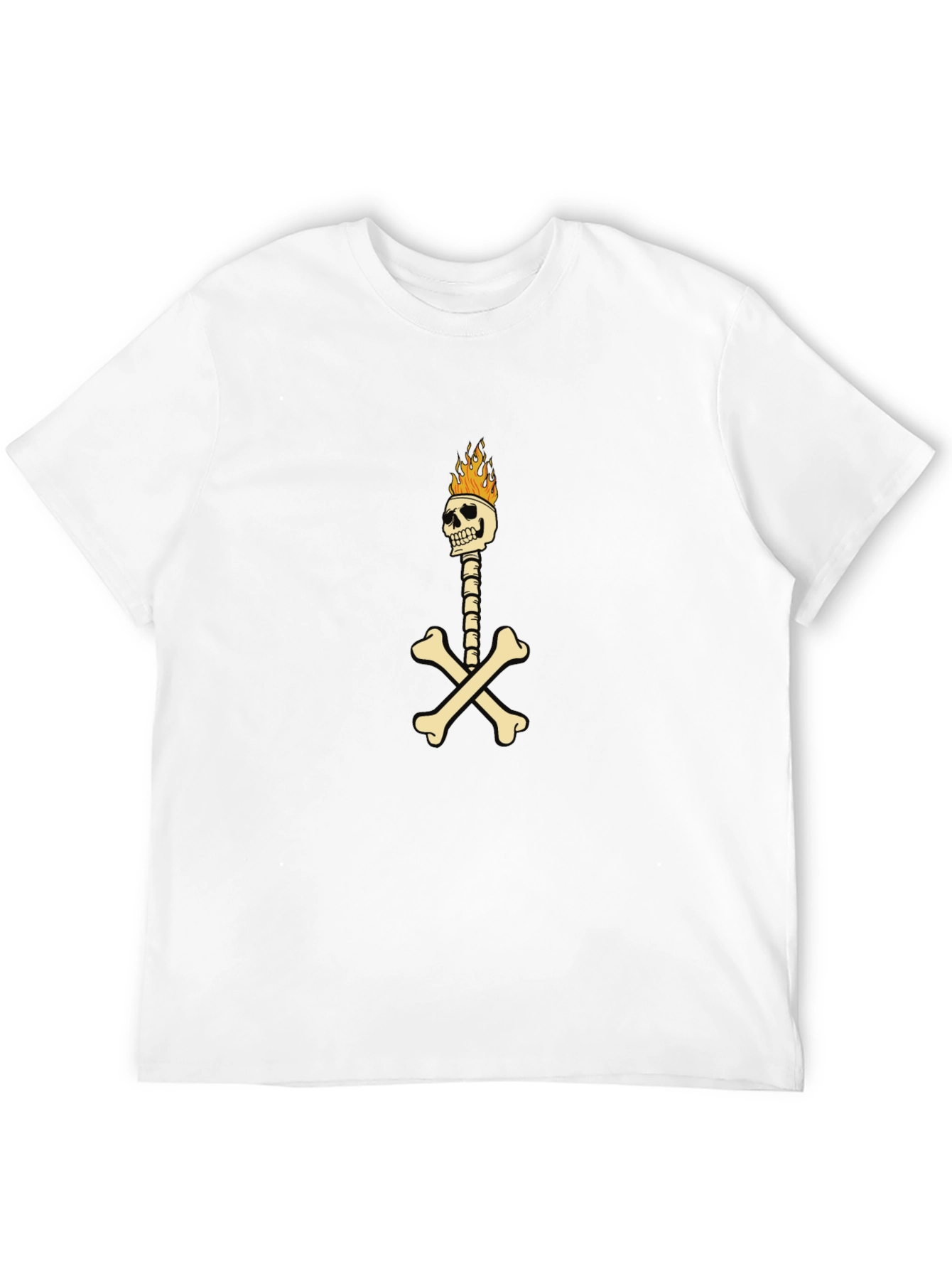 Skeleton & Crossbones Graphic Tee - Black