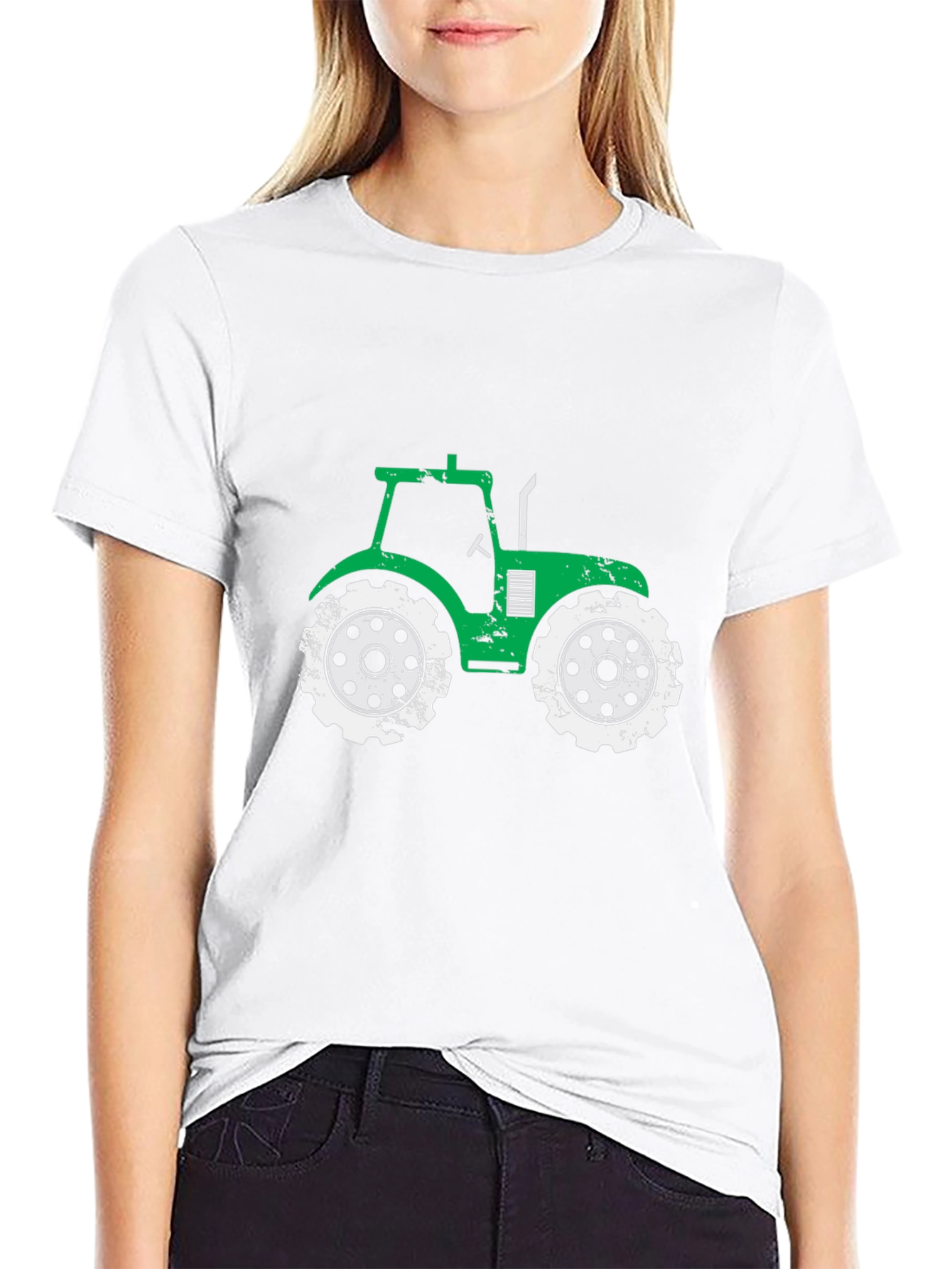Green Tractor Graphic Tee - Farm Life Apparel