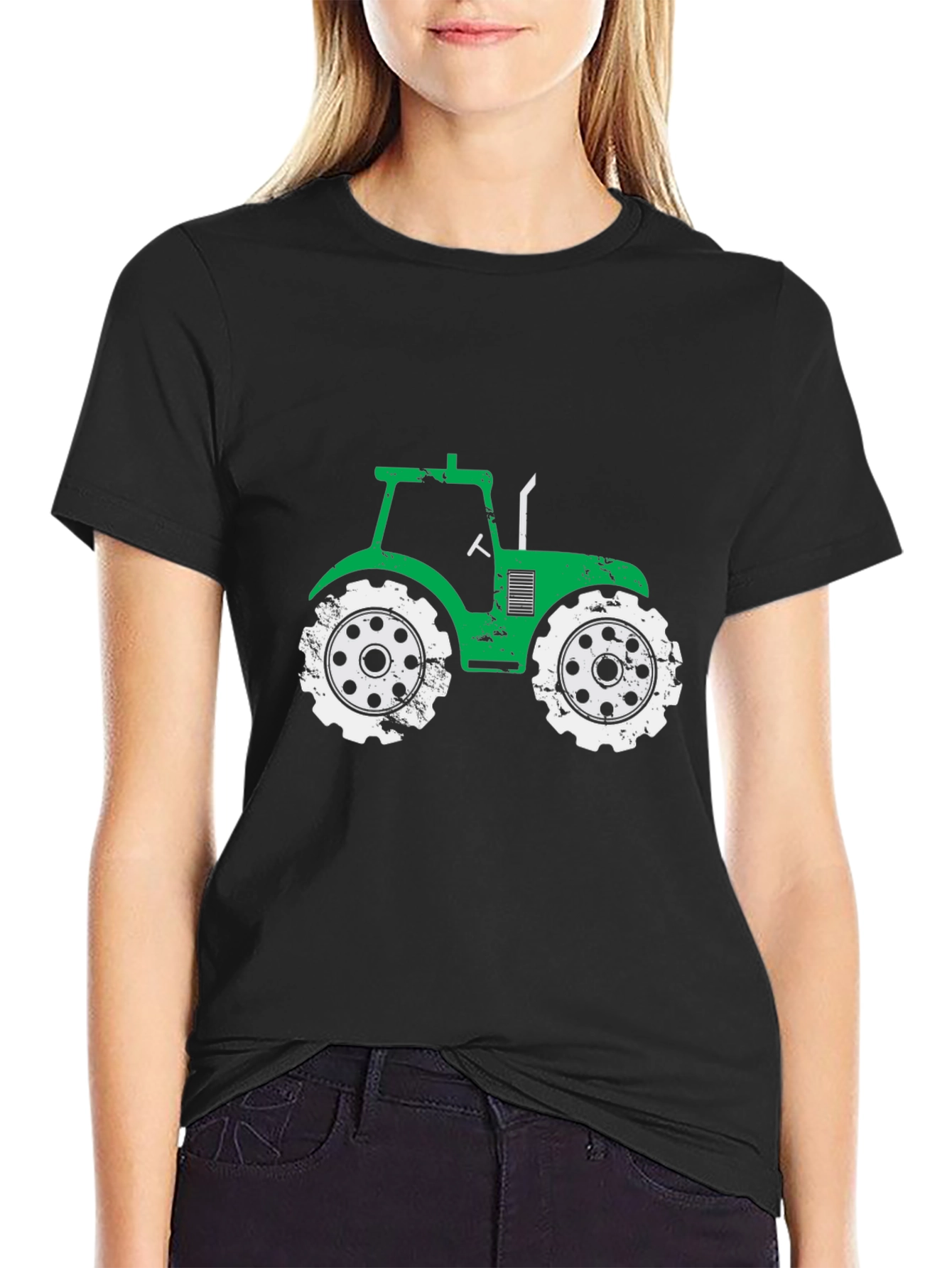 Green Tractor Graphic Tee - Farm Life Apparel