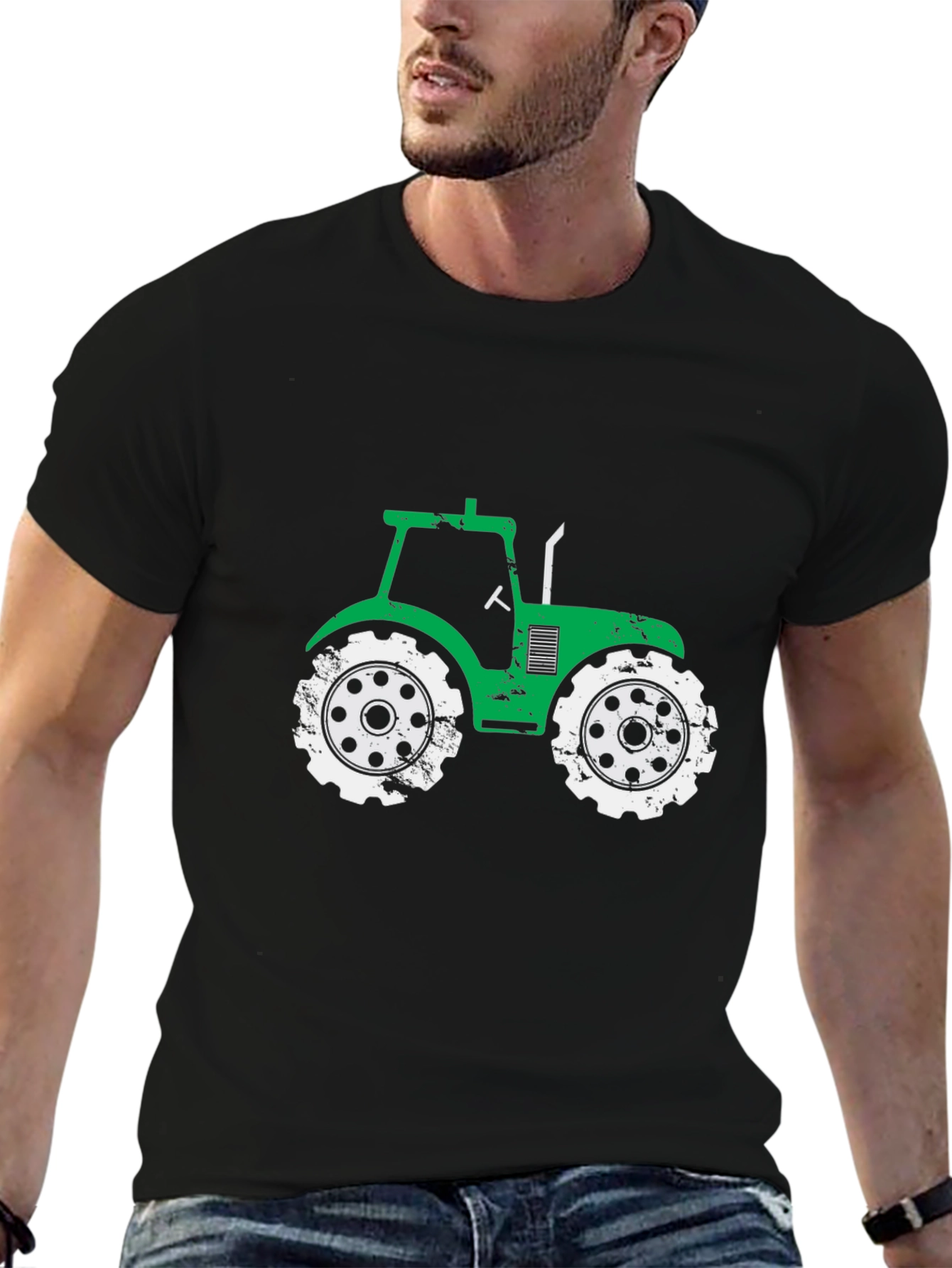 Green Tractor Graphic Tee - Farm Life Apparel