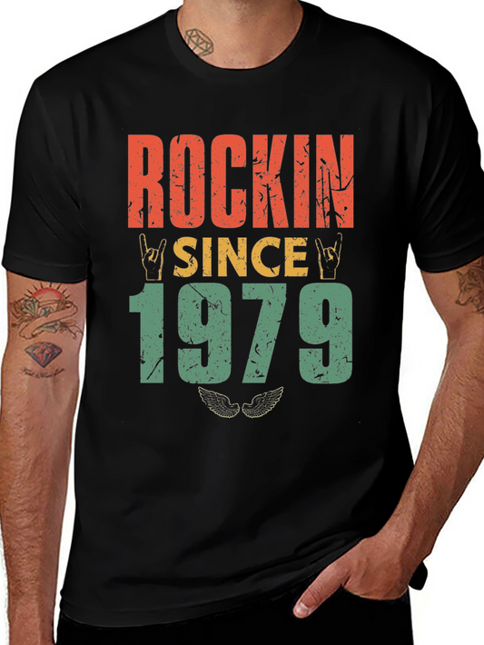 Rockin Since 1979 Retro T-Shirt