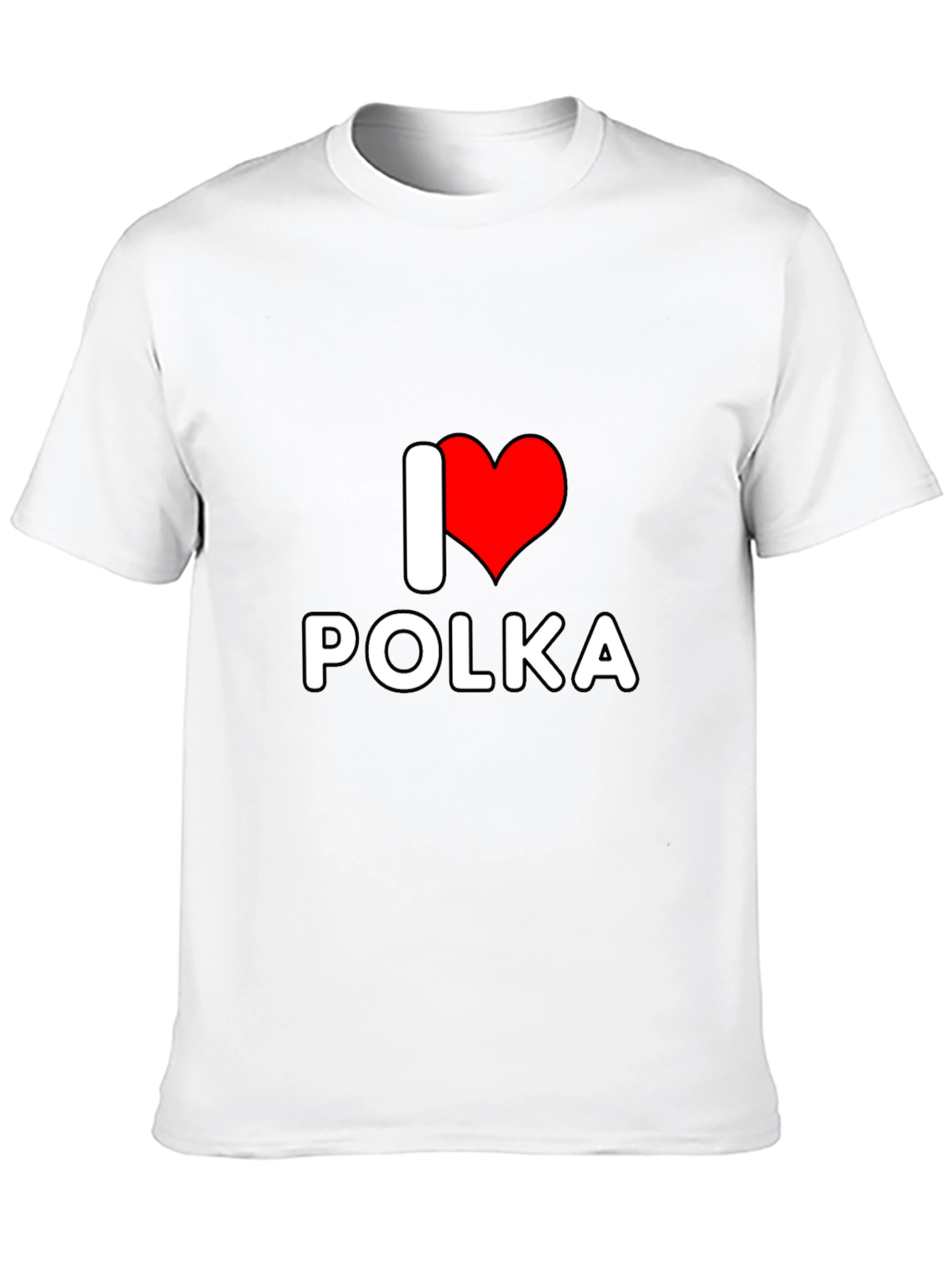 I Love Polka T-Shirt - Stylish Music Tee