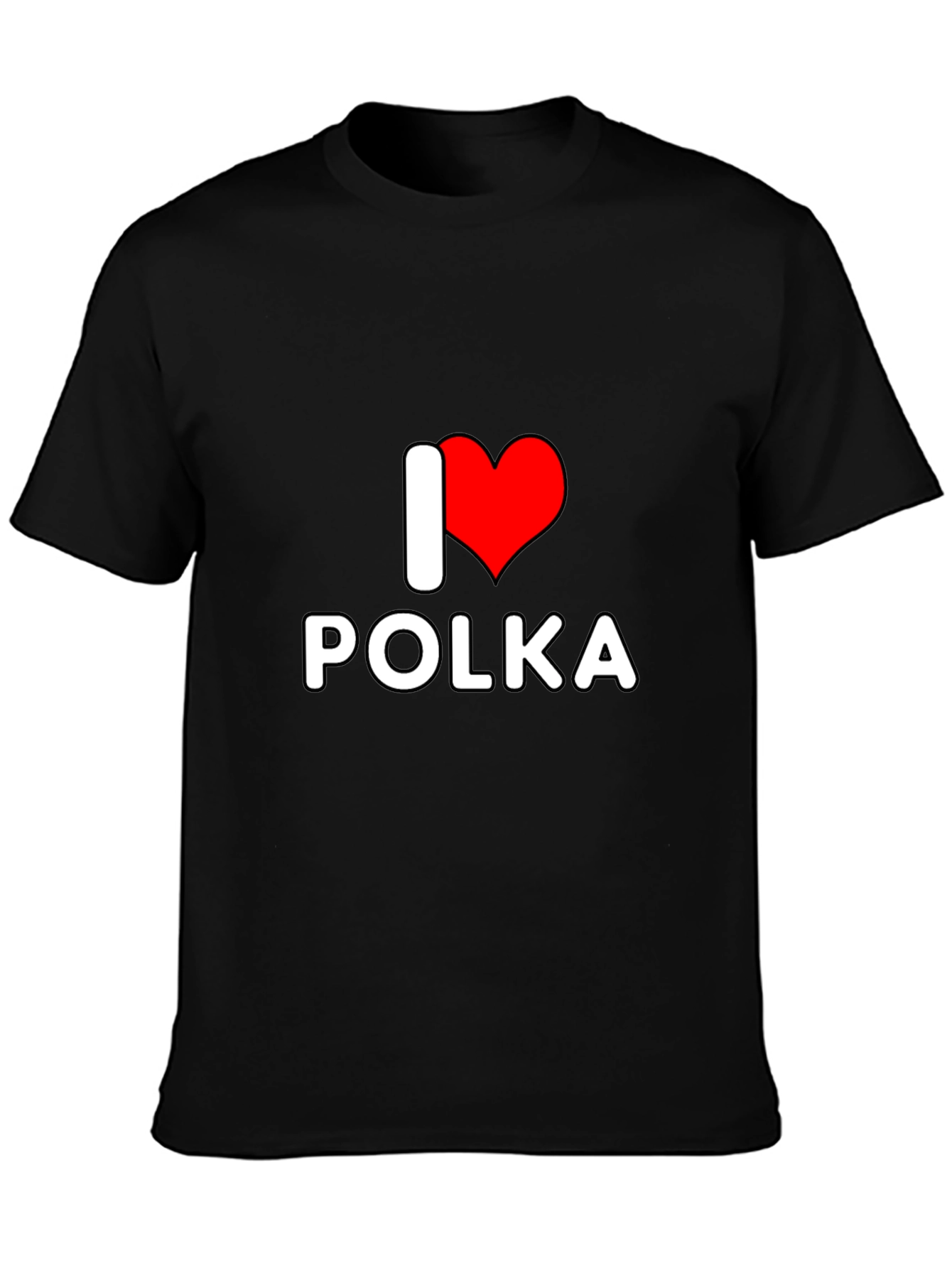 I Love Polka T-Shirt - Stylish Music Tee