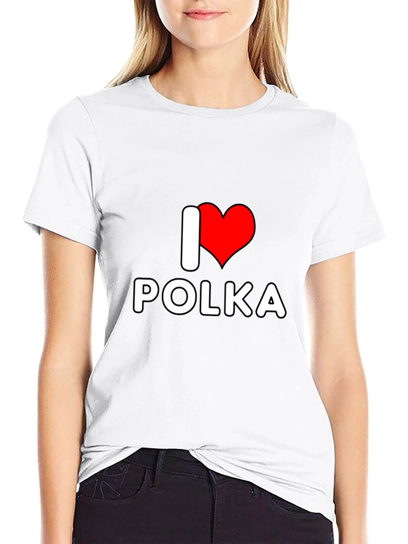 I Love Polka T-Shirt - Stylish Music Tee