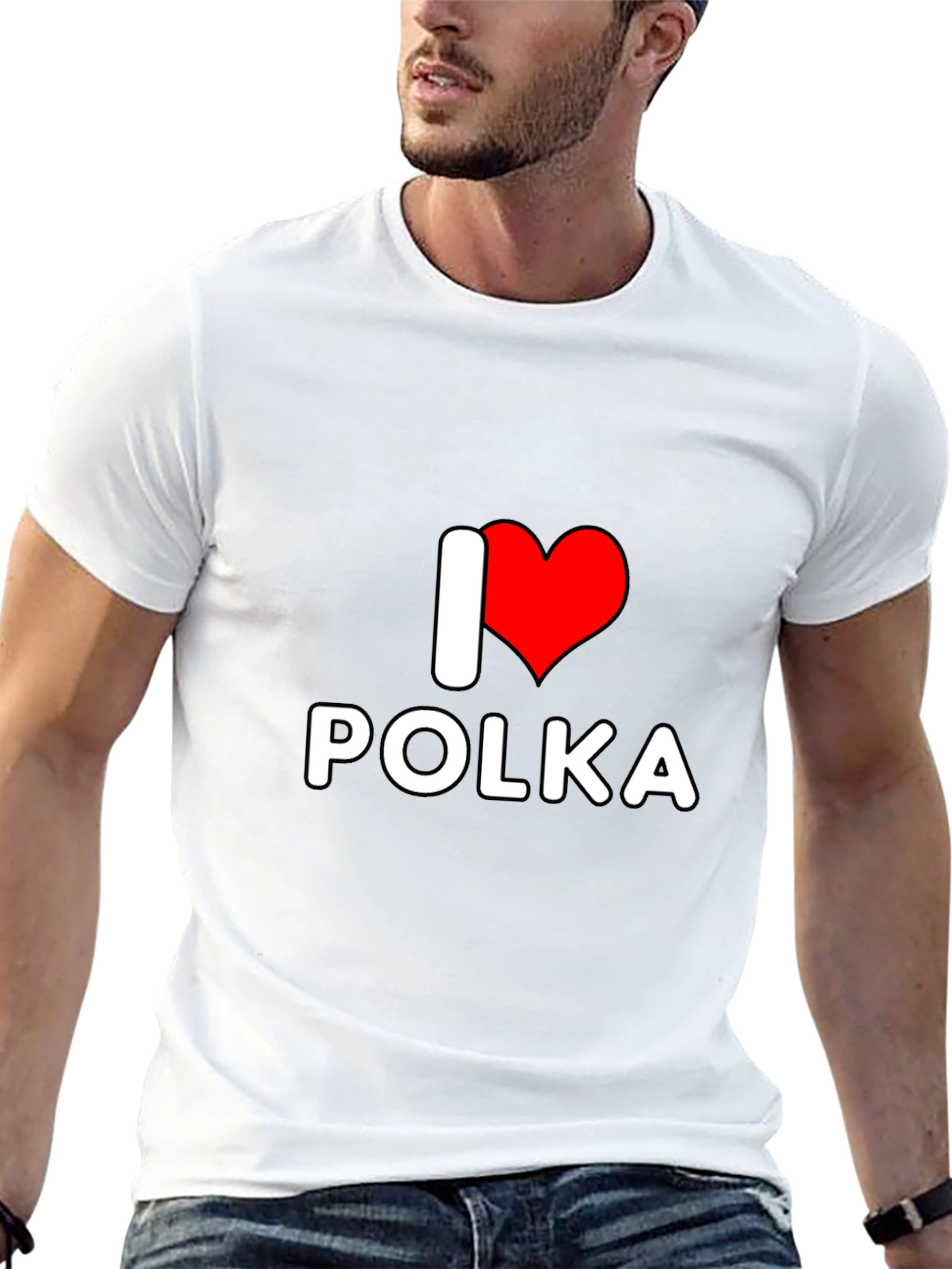 I Love Polka T-Shirt - Stylish Music Tee