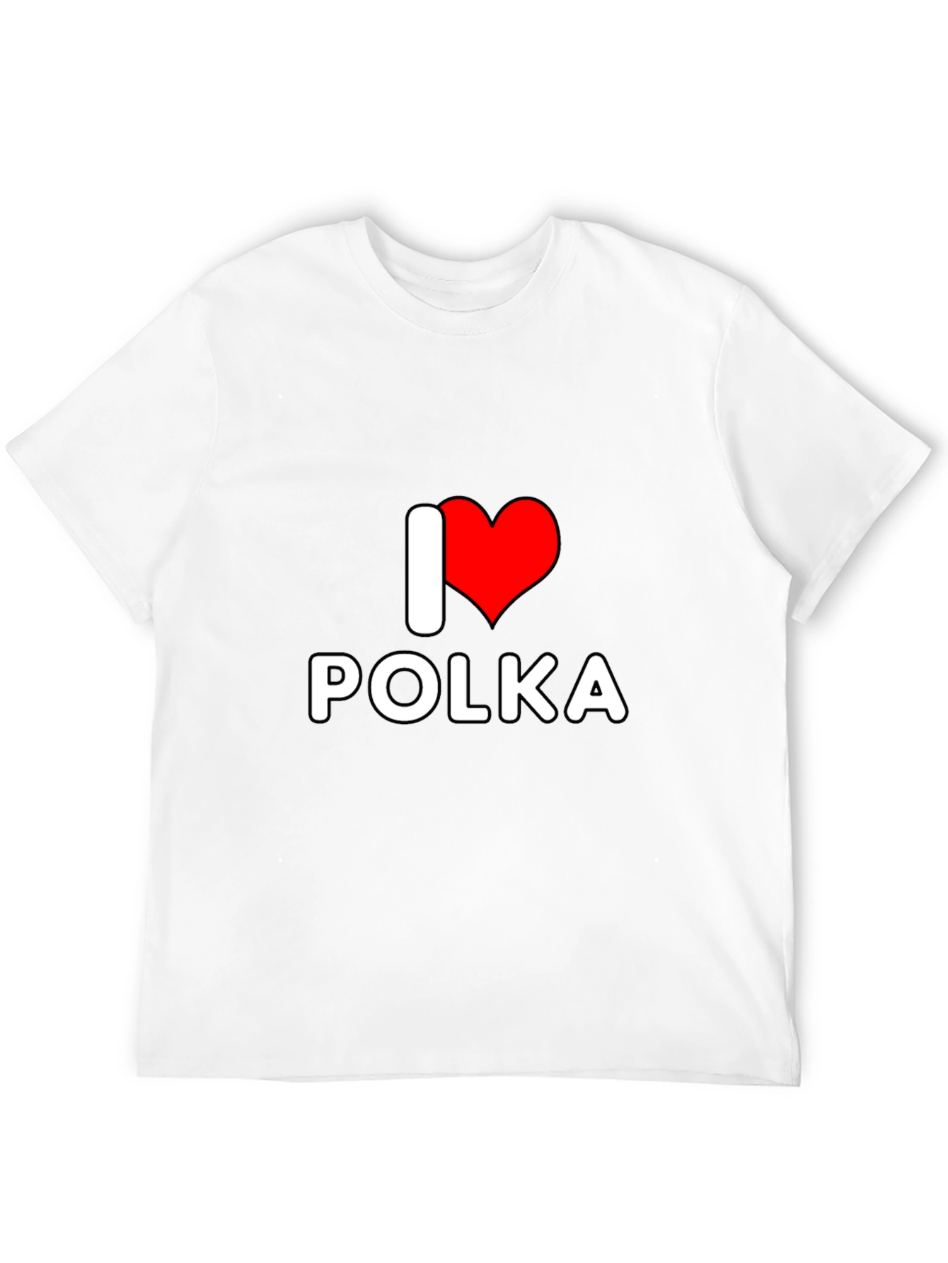 I Love Polka T-Shirt - Stylish Music Tee