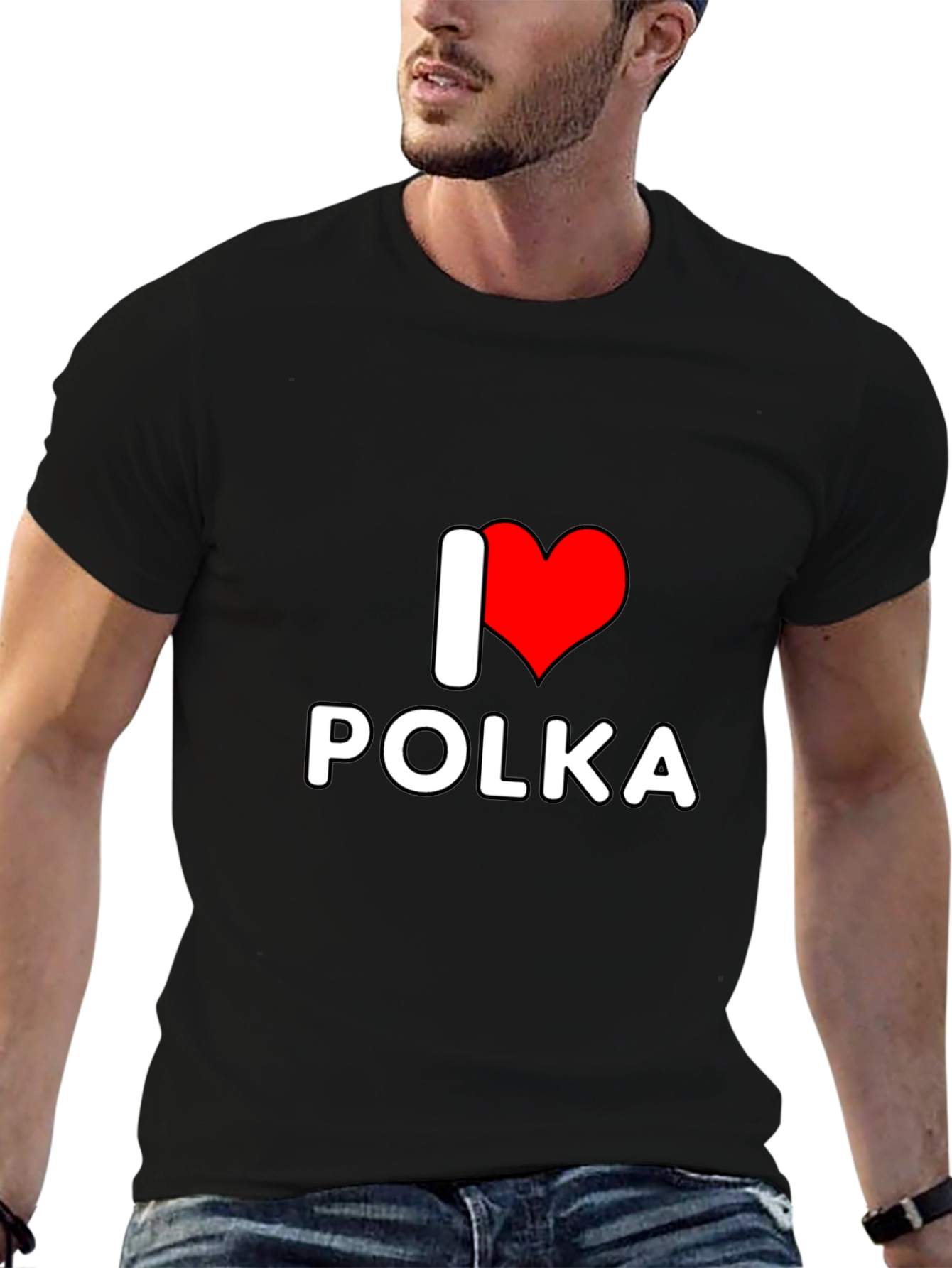 I Love Polka T-Shirt - Stylish Music Tee