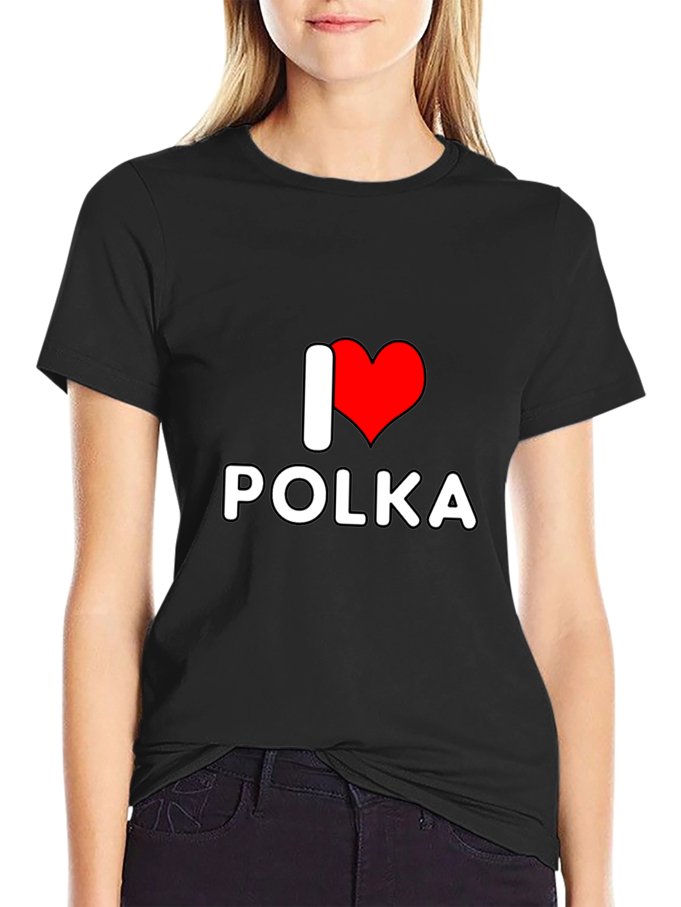 I Love Polka T-Shirt - Stylish Music Tee