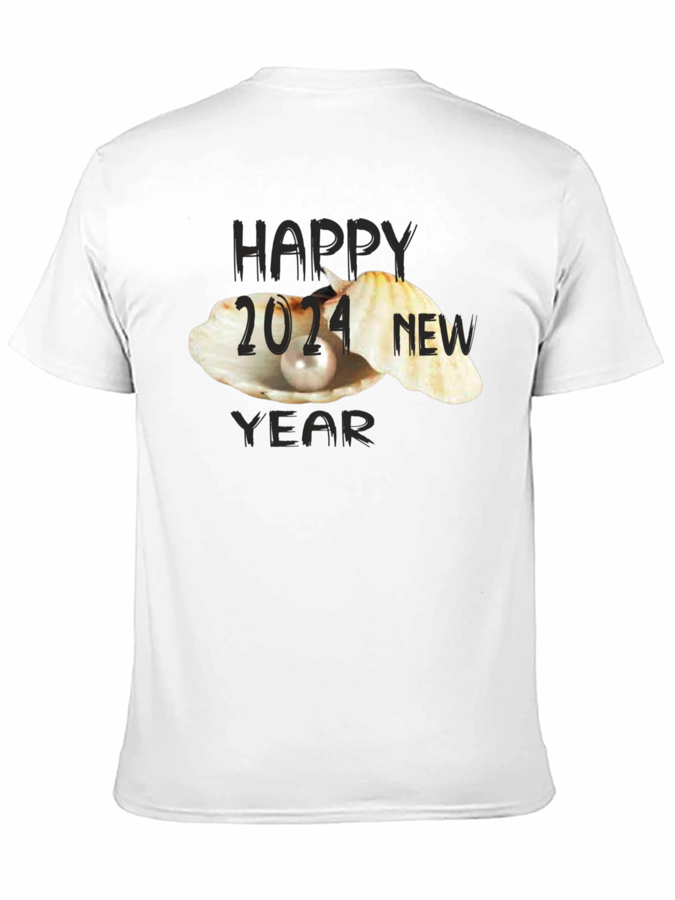 Happy New Year 2024 Black T-Shirt