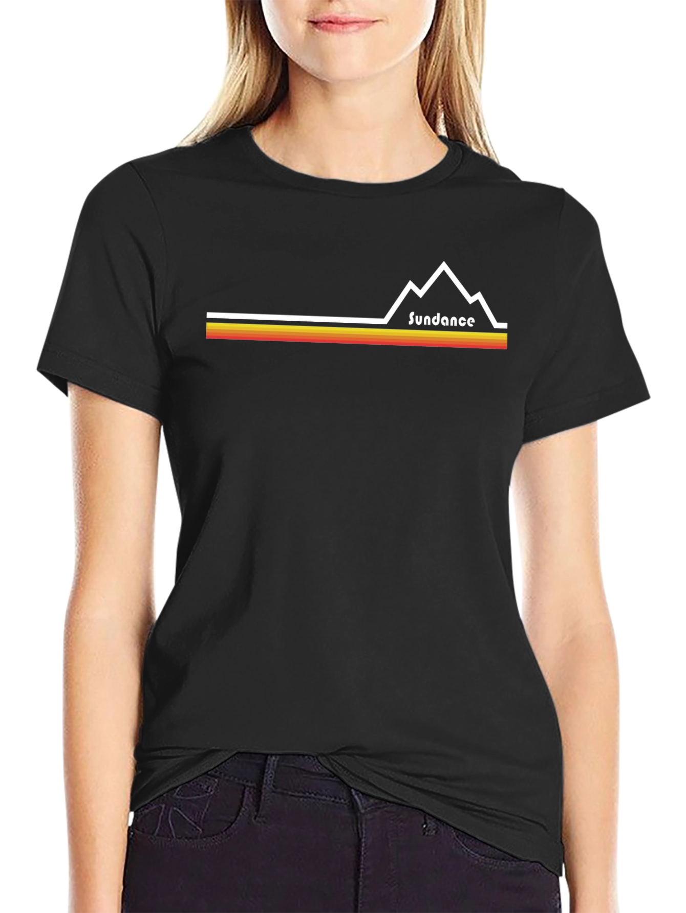 Sundance Graphic Tee - Retro Mountain Design