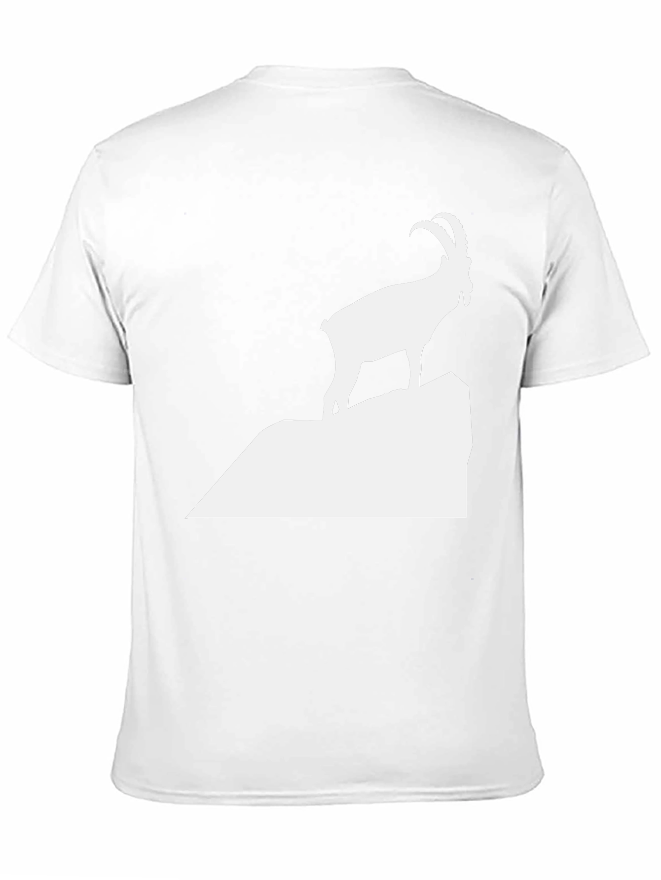 Ibex Mountain Graphic Tee - Cool Animal Silhouette T-Shirt