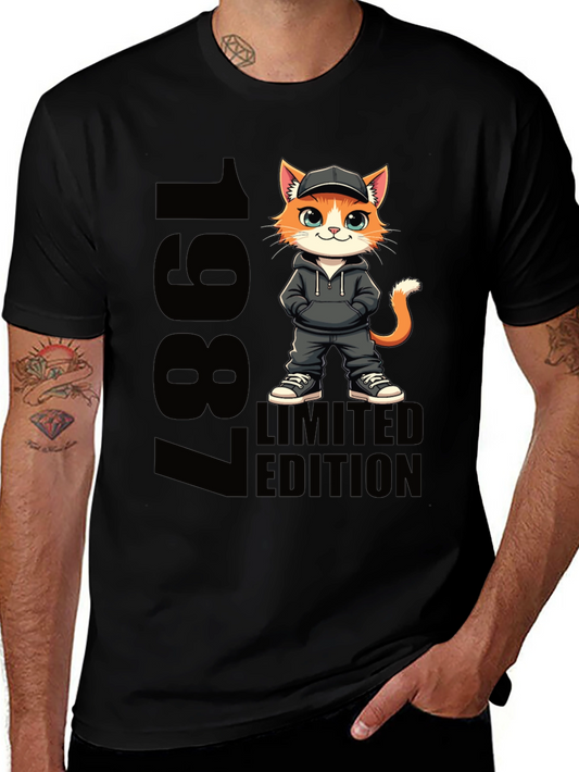 1987 Limited Edition Cat Graphic Tee