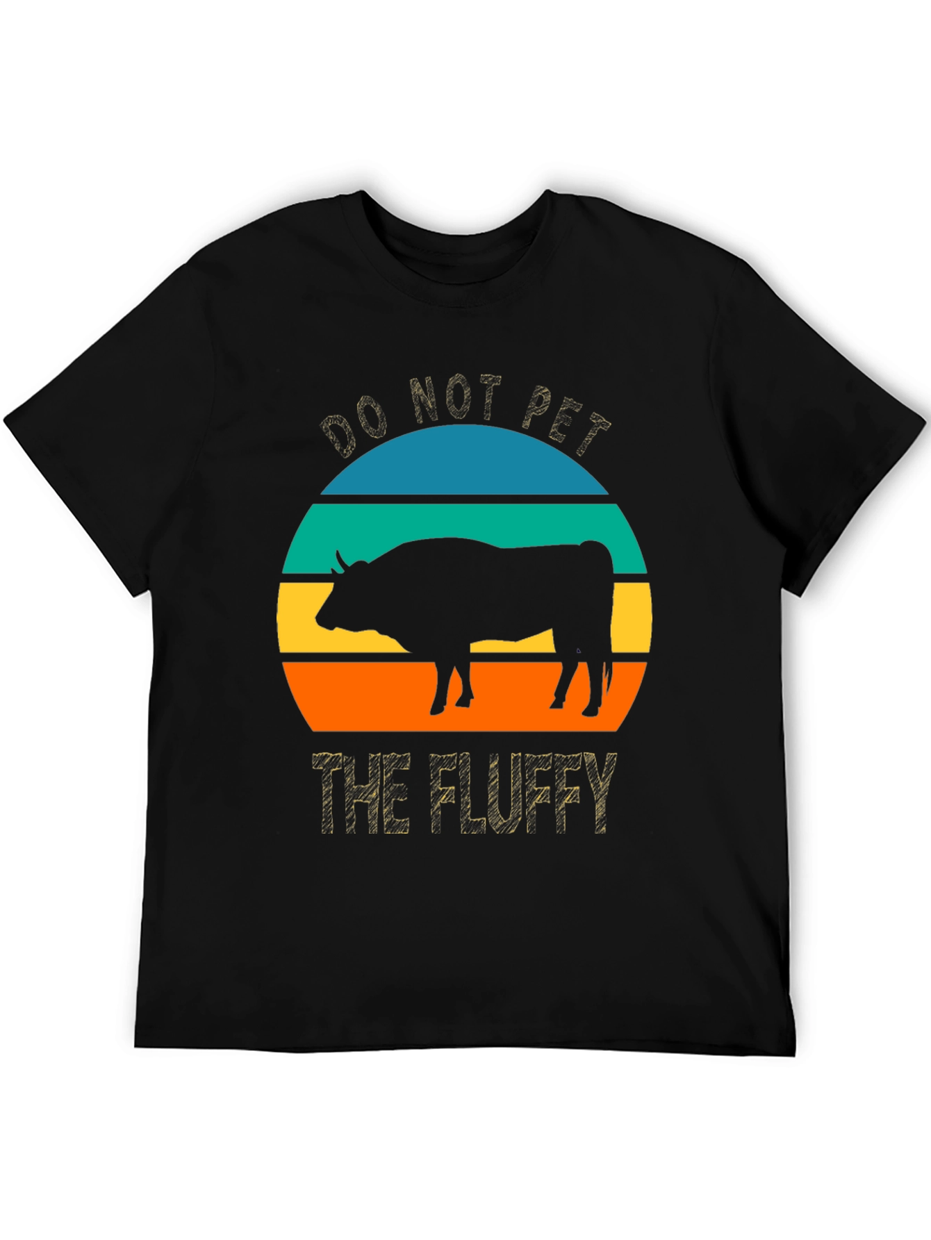 Do Not Pet The Fluffy Bison Graphic Tee