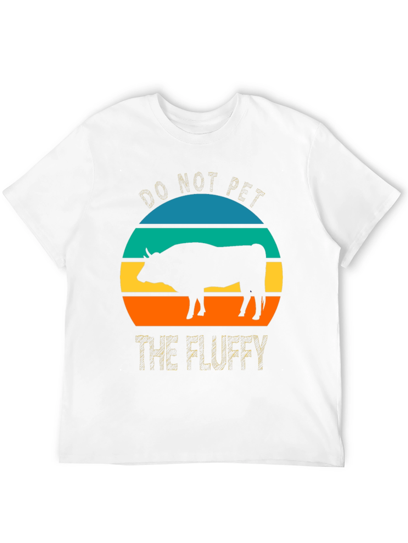 Do Not Pet The Fluffy Bison Graphic Tee