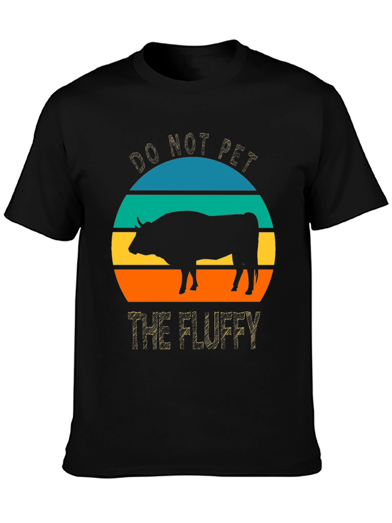Do Not Pet The Fluffy Bison Graphic Tee