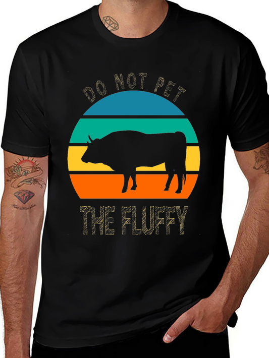 Do Not Pet The Fluffy Bison Graphic Tee