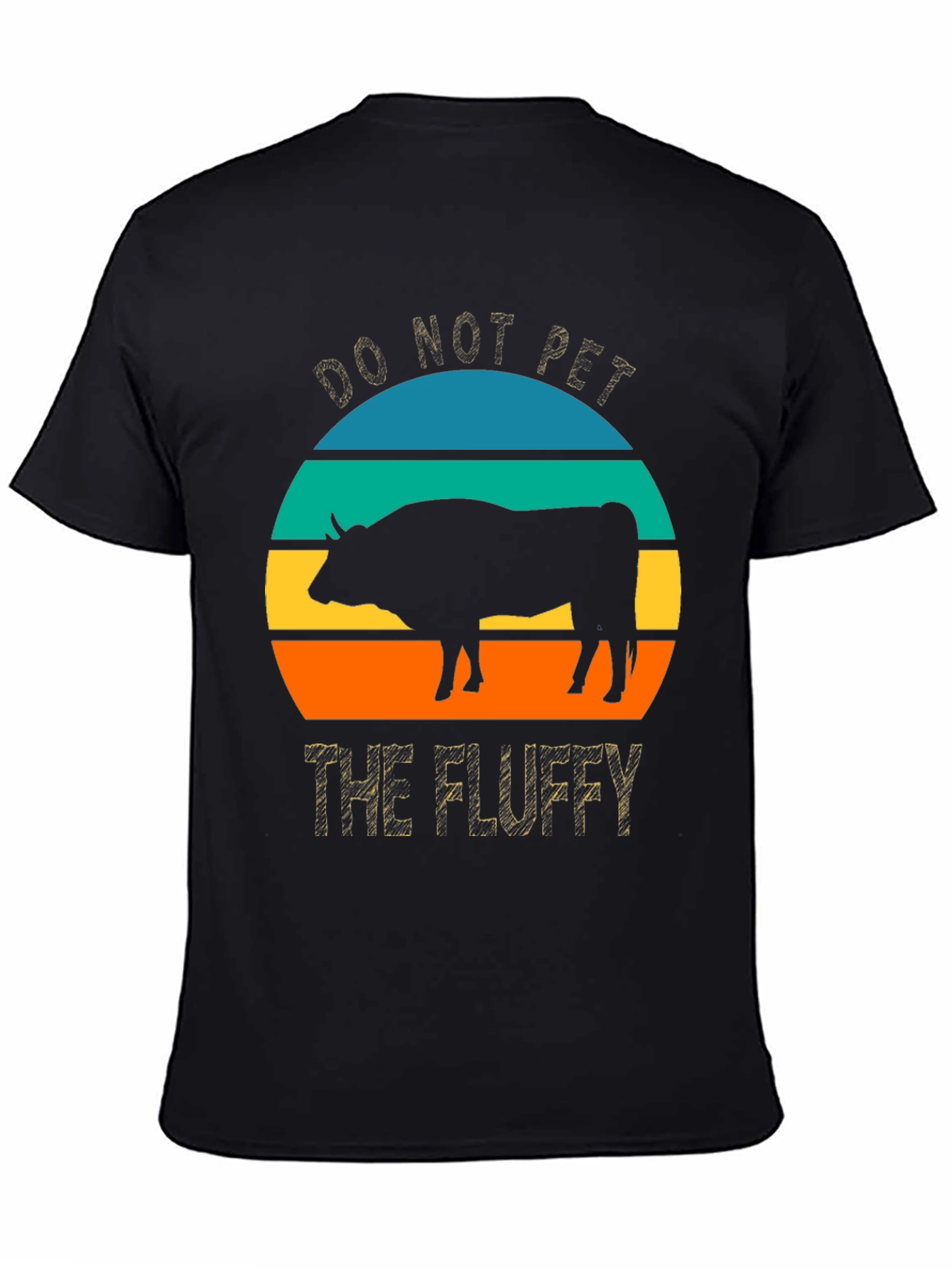 Do Not Pet The Fluffy Bison Graphic Tee