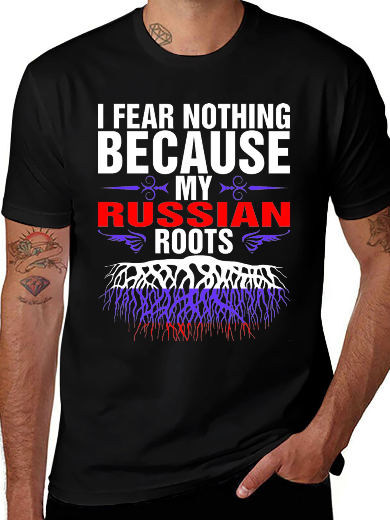 Russian Roots Graphic T-Shirt