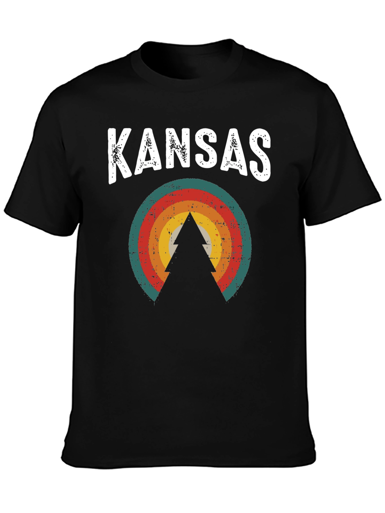 Kansas Retro Style Graphic Tee