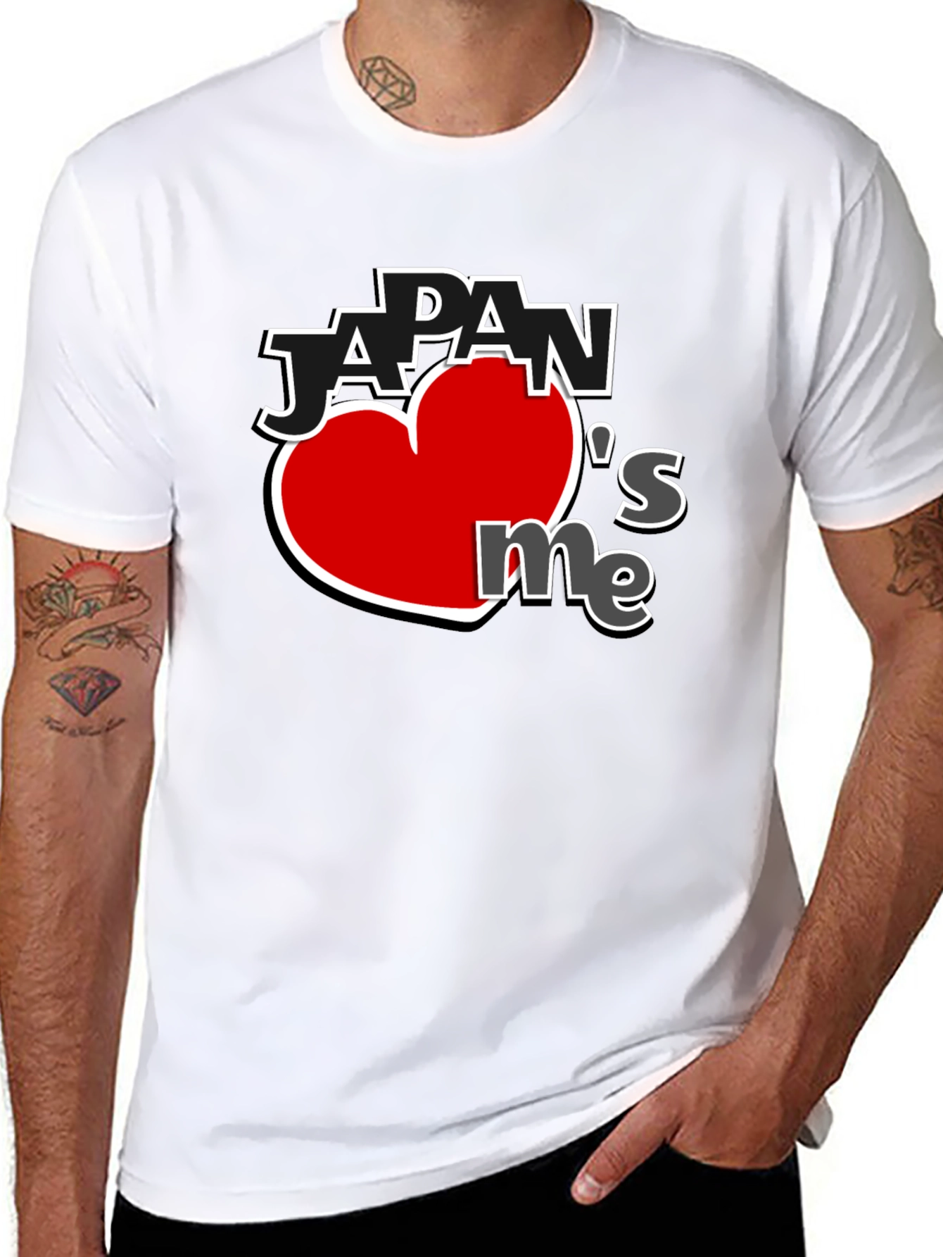 Japan Loves Me Graphic Tee - Stylish Comfort