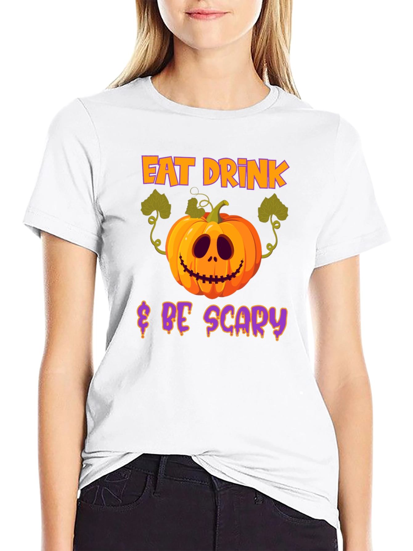 Eat Drink & Be Scary Halloween T-Shirt